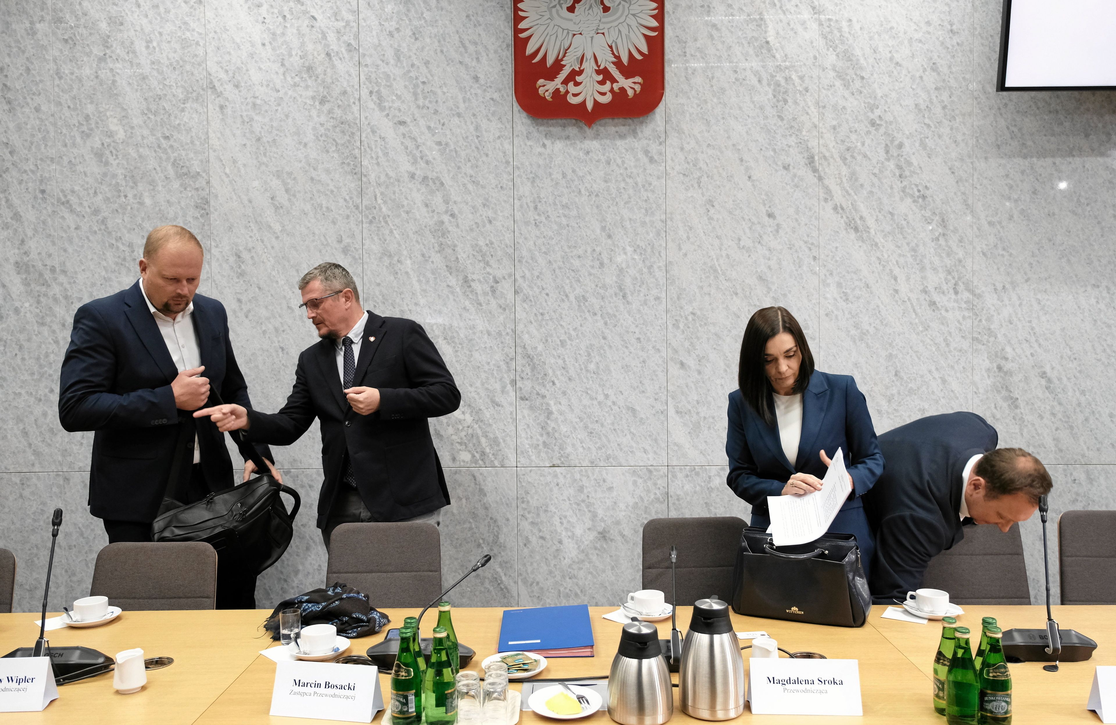 Zbigniew Ziobro przed Komisj ds. Pegasusa