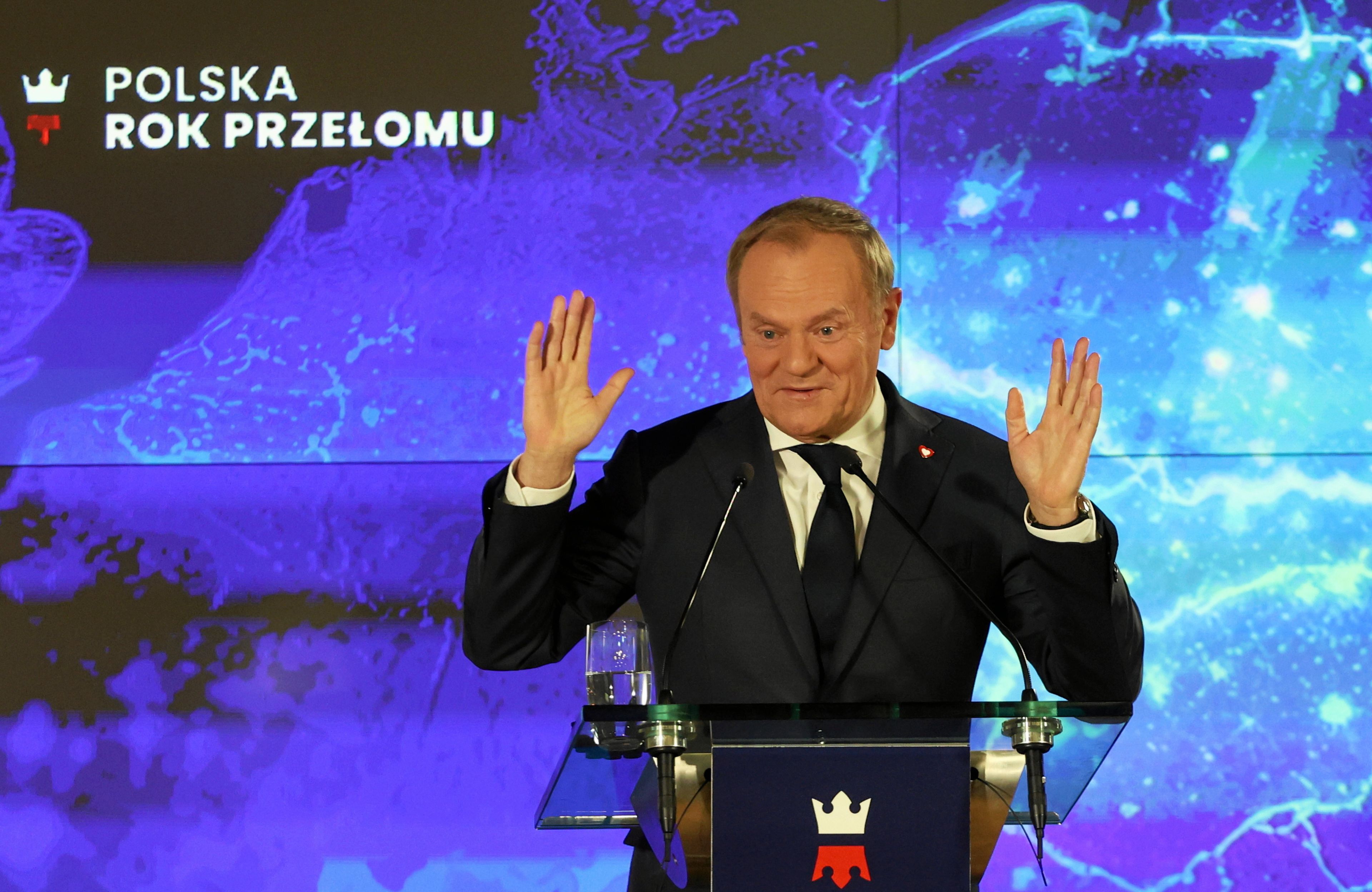 Premier Donald Tusk na Giełdzie Papierów Wartościowych, 10.02.2025 r.