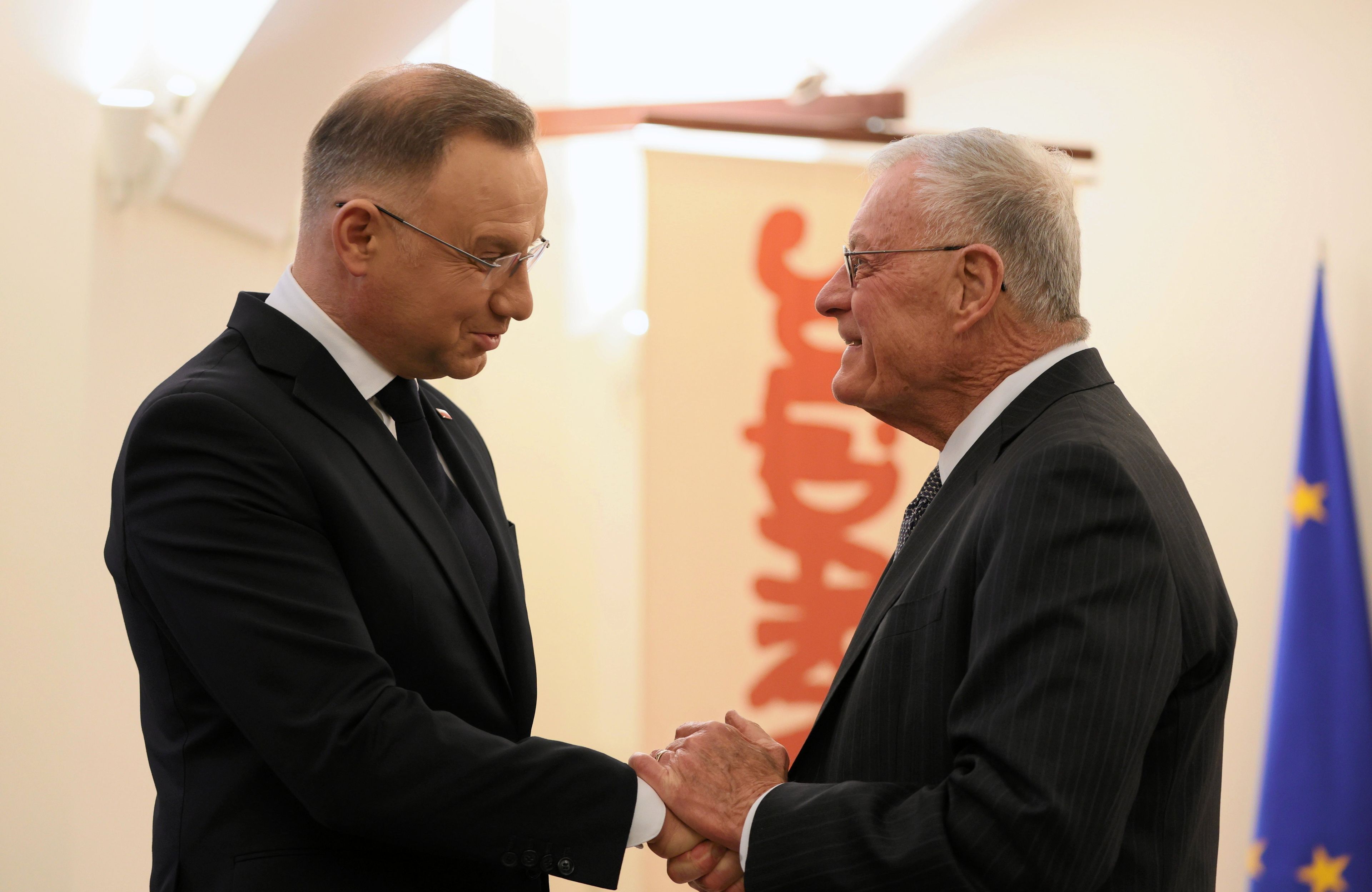 Andrzej Duda i Keith Kellogg