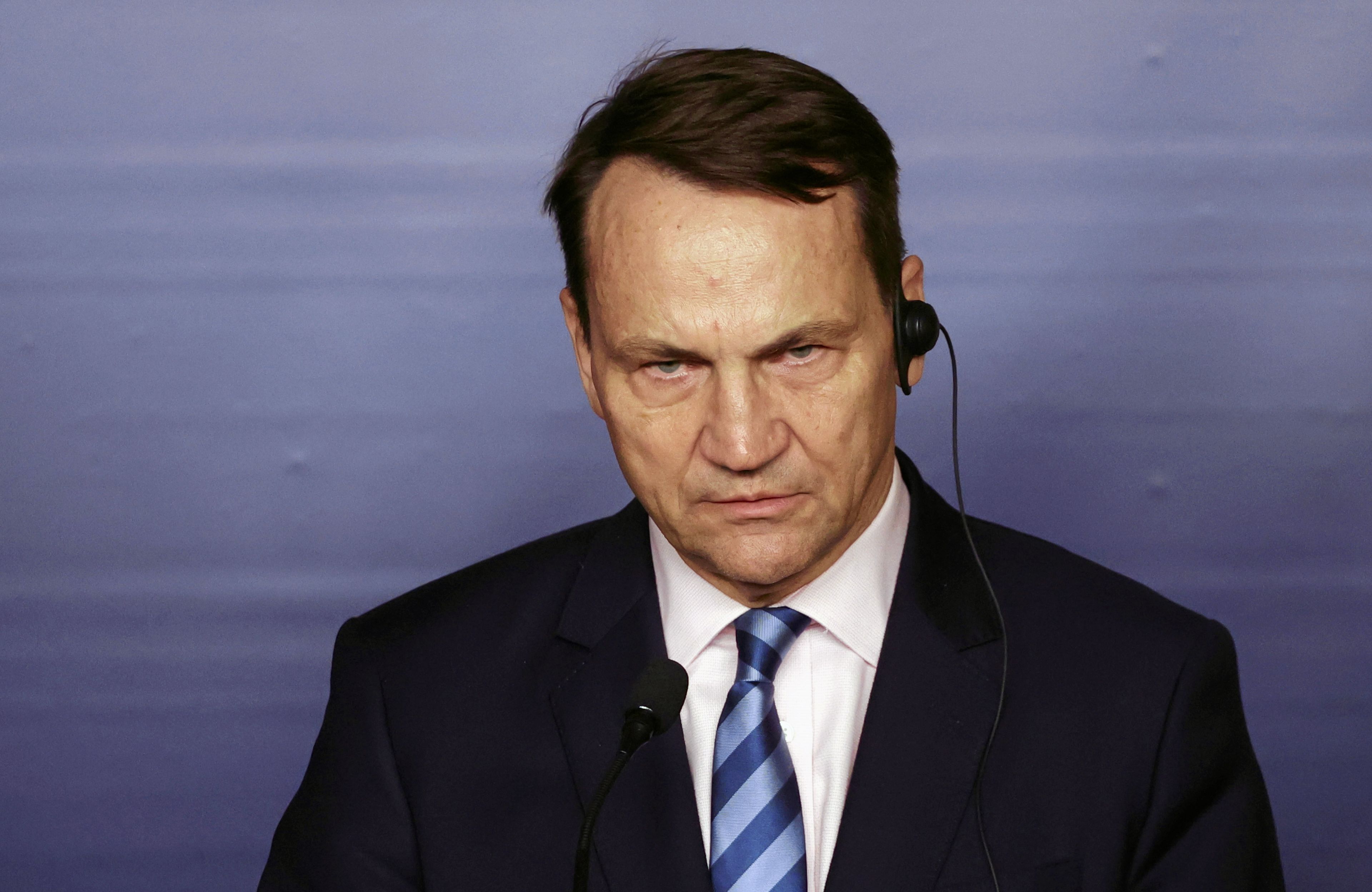 Briefing ministrów spraw zagranicznych Polski i Ukrainy