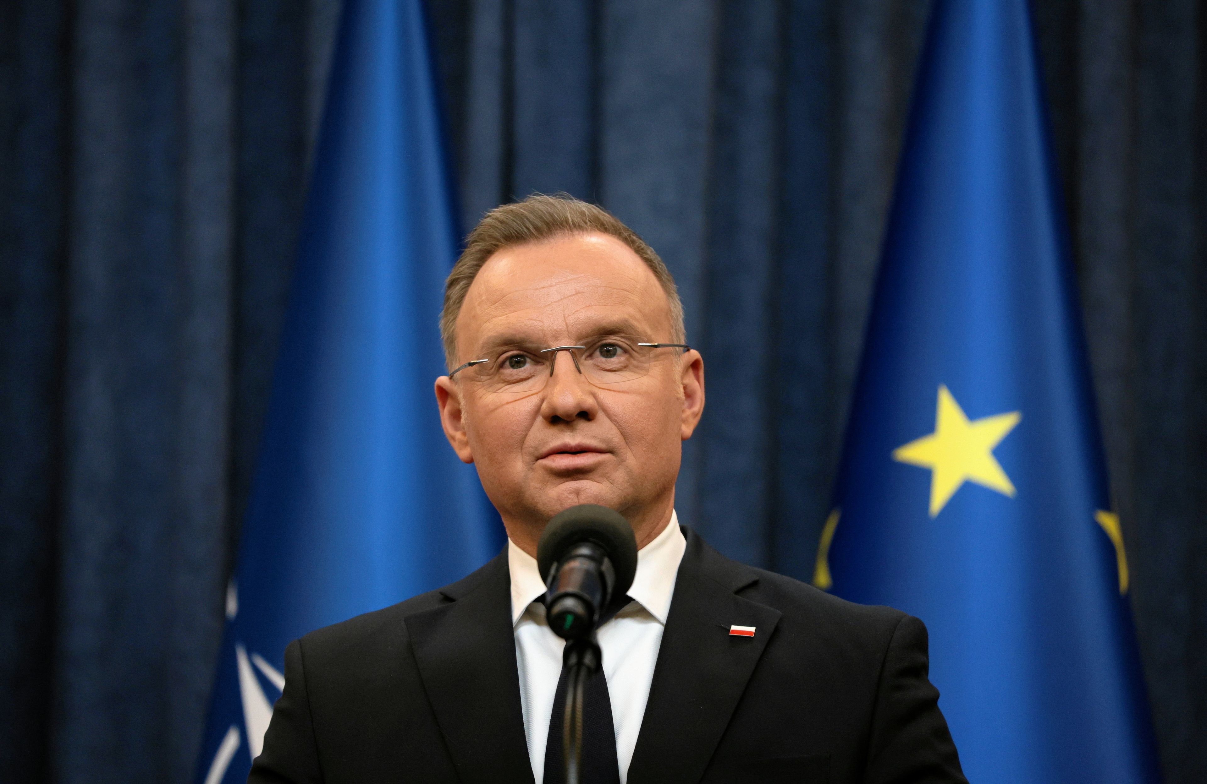 Prezydent Andrzej Duda, 14.02.2025 r.