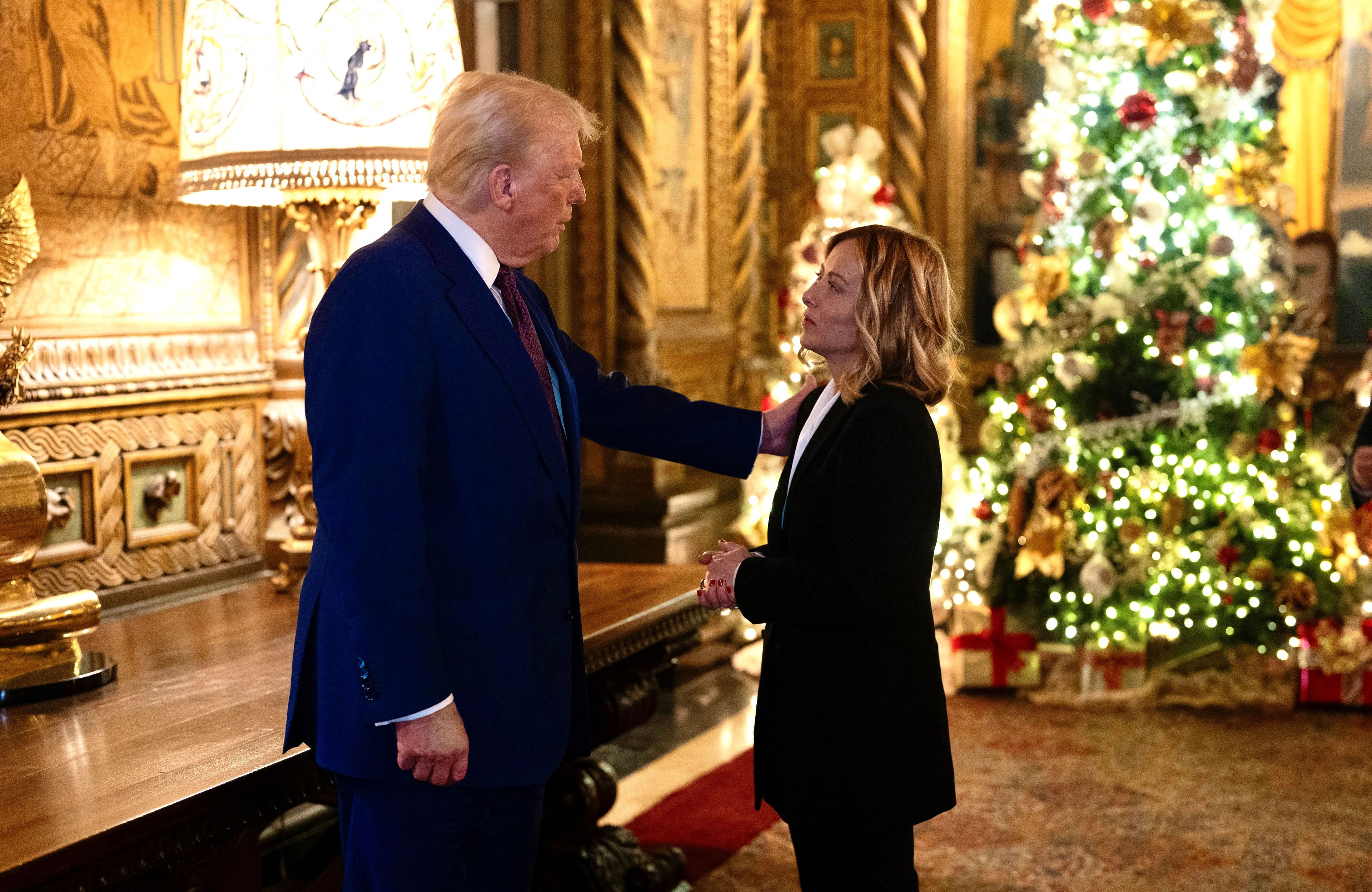 Donald Trump i Georgia Meloni