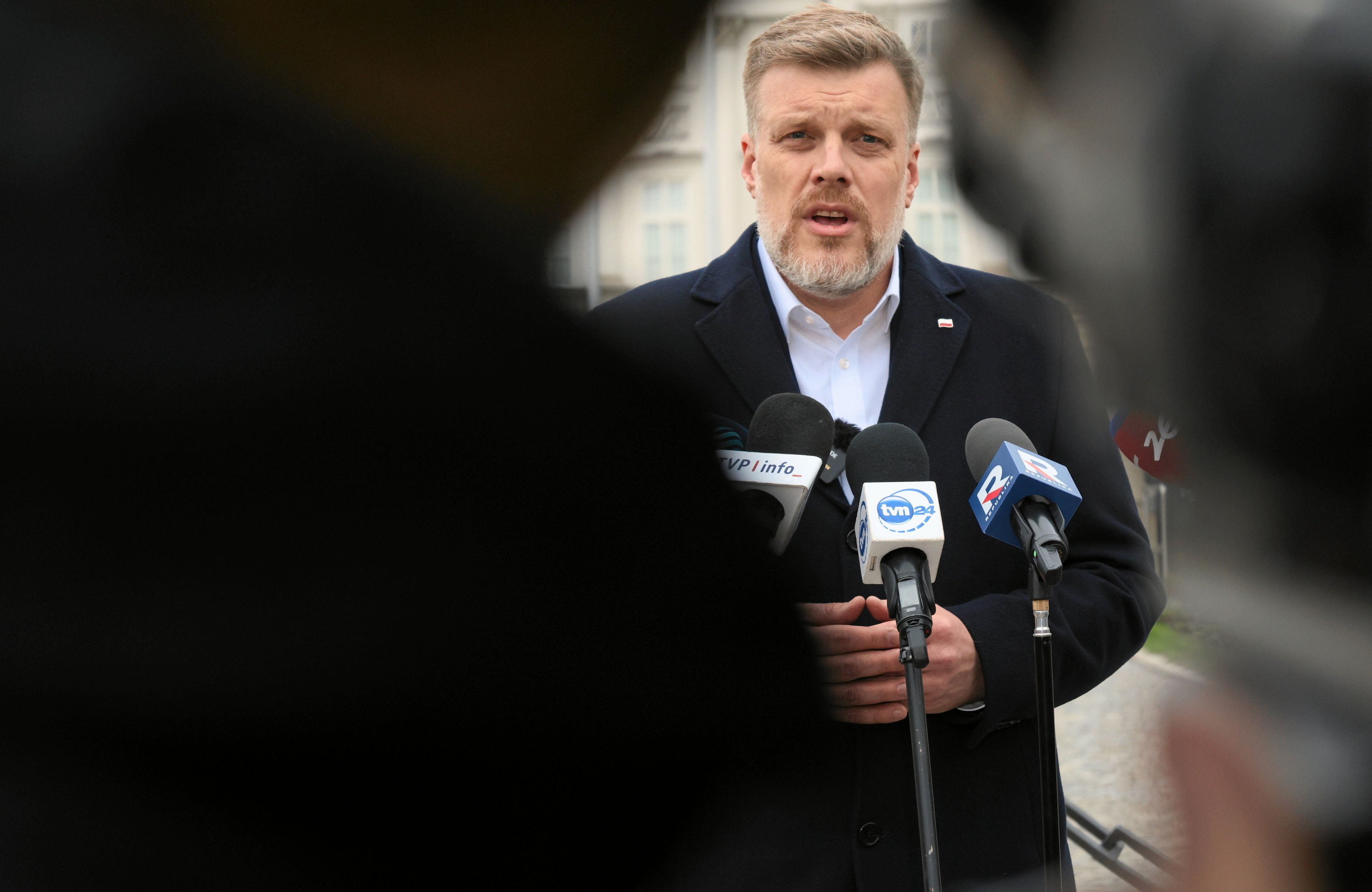 Briefing Adriana Zandberga przed spotkaniem z prezydentem Duda