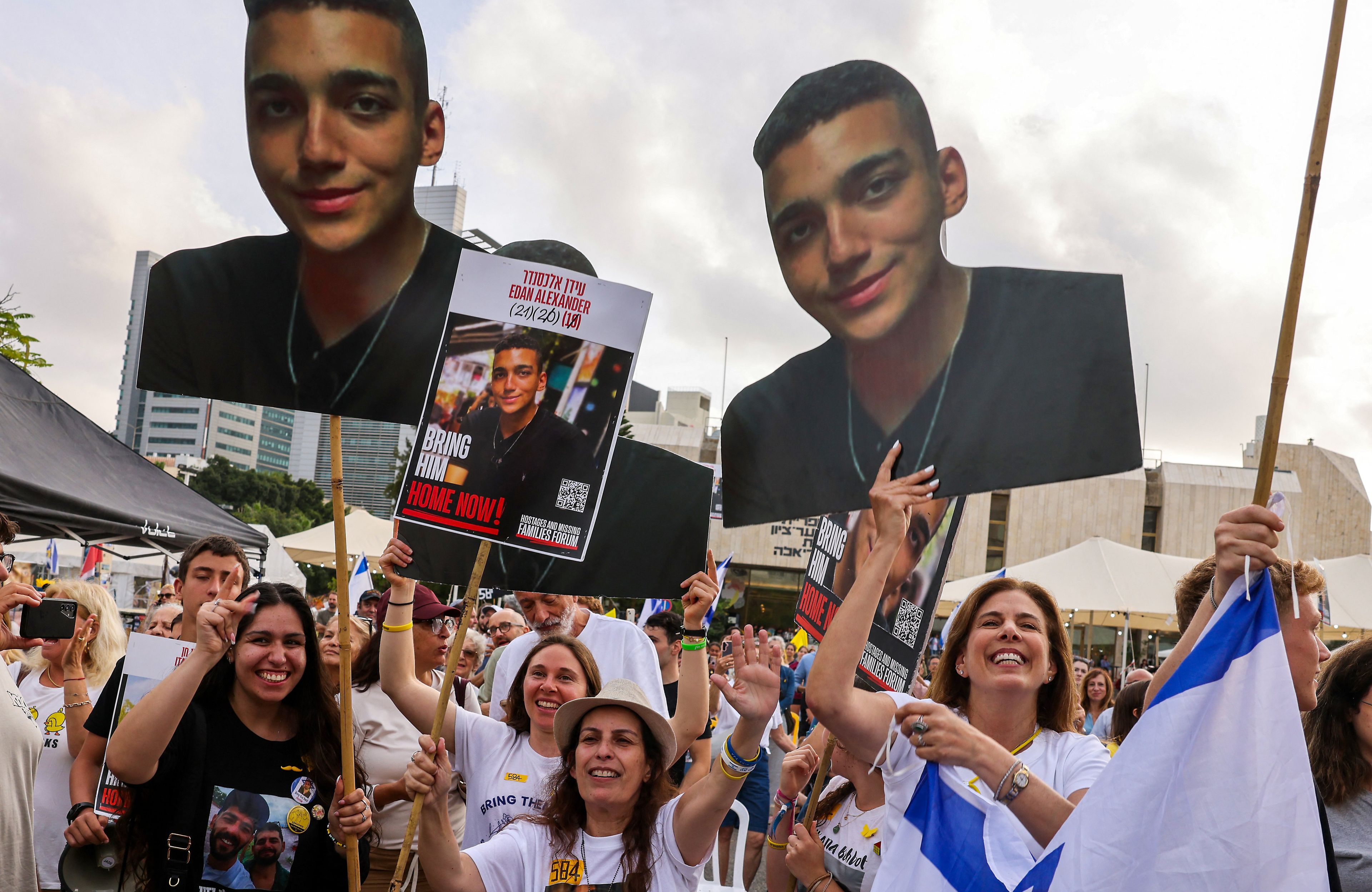 ISRAEL-PALESTINIAN-US-CONFLICT-HOSTAGES-PROTEST