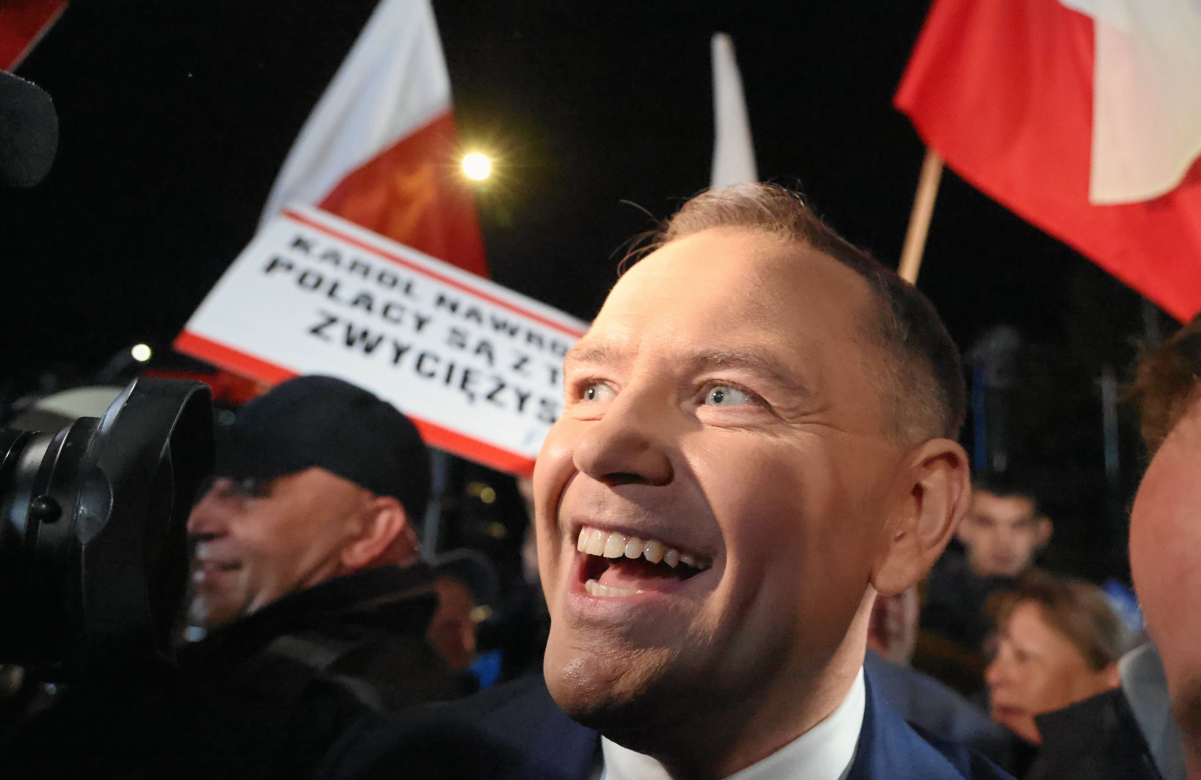 Debata prezydencka Nawrocki Trzaskowski w TVP