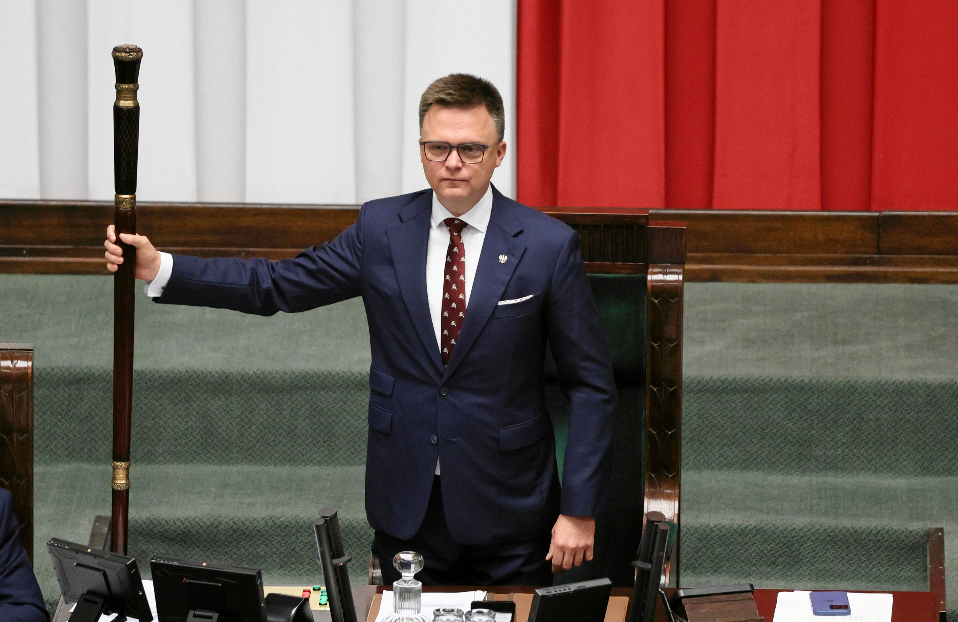 Marszałek Szymon Hołownia otwiera 35. posiedzenie Sejmu, 20.05.2025 r.