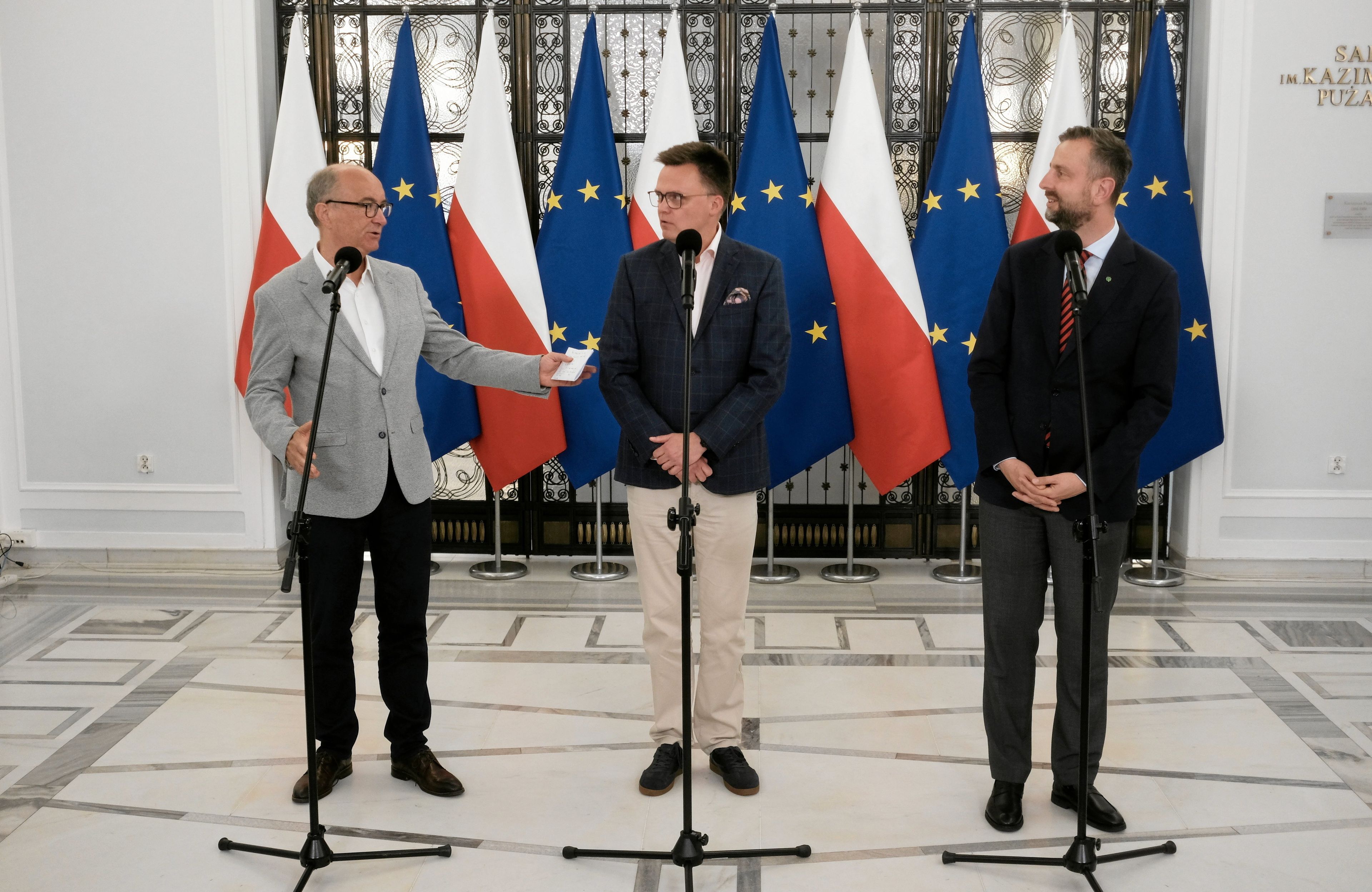 Konferencja liderów koalicji w Sejmie