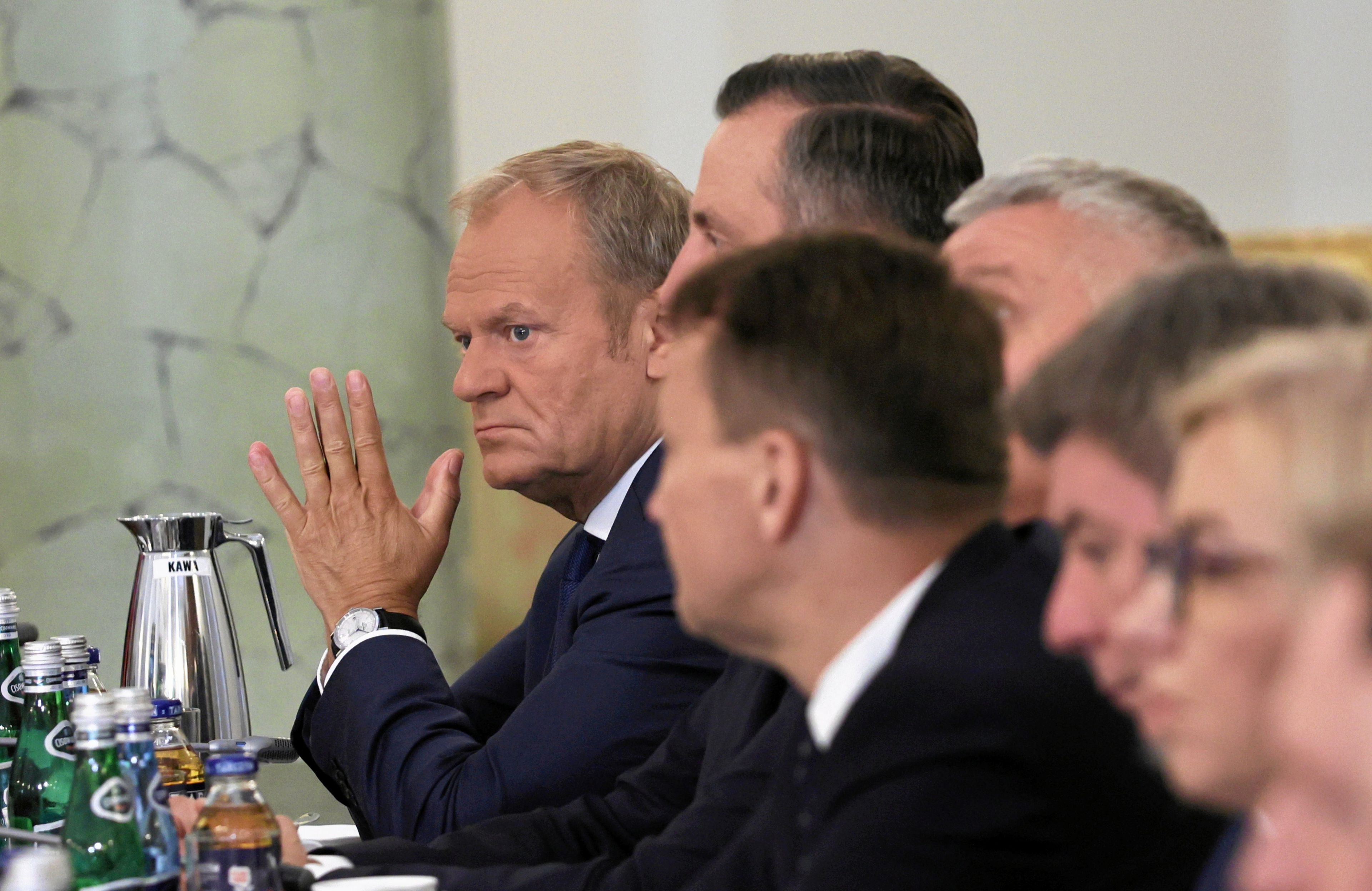 Posiedzenie RBN w Palacu Prezydenckim