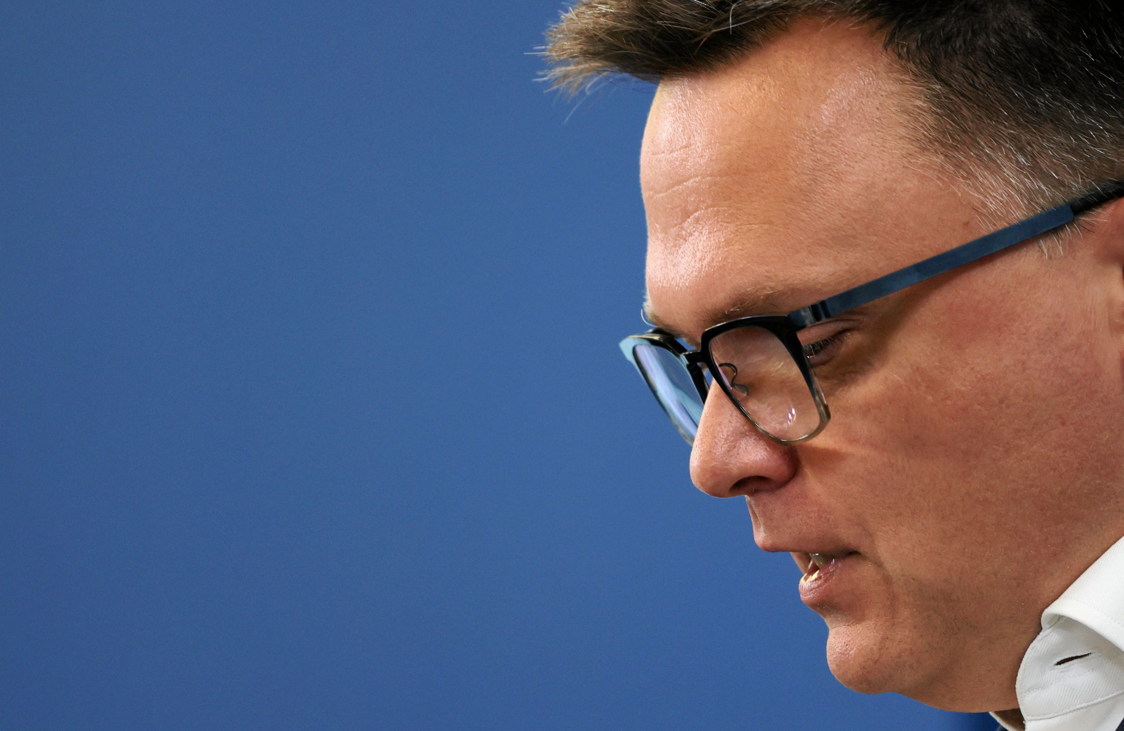 Konferencja Marszalka Sejmu Szymona Holowni