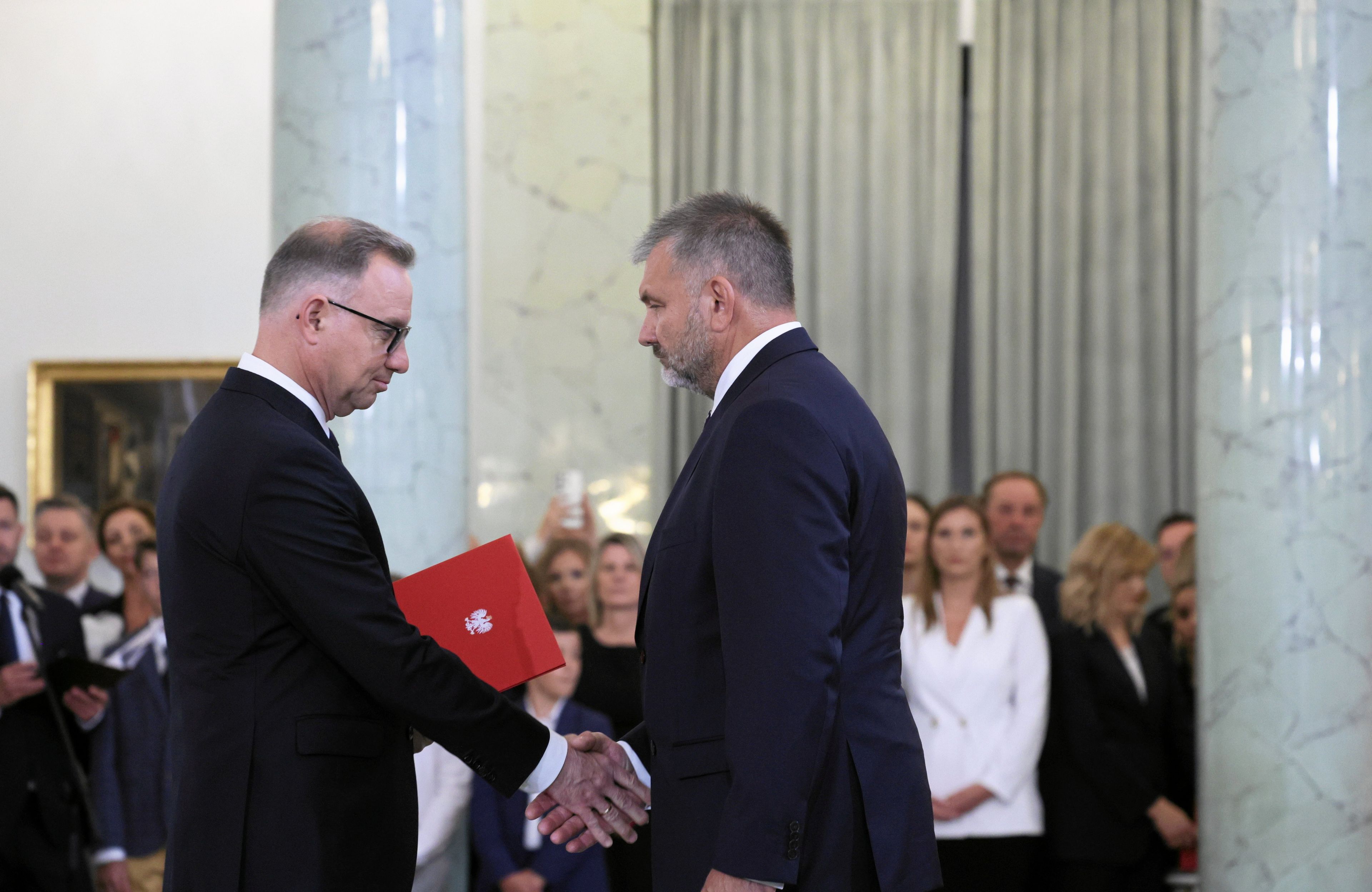Zaprzysiezenie nowych ministrów w rzadzie Donalda Tuska