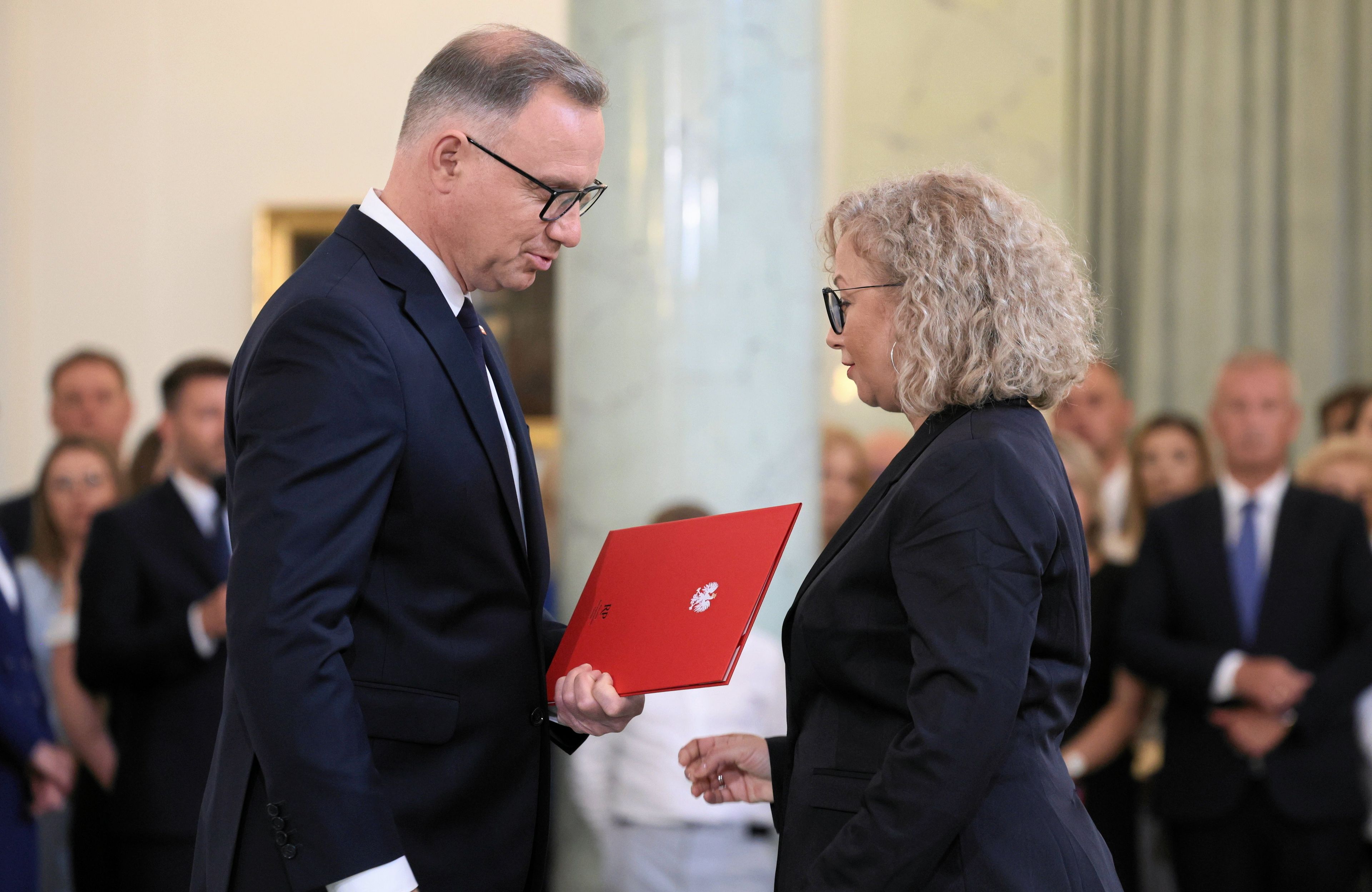 Zaprzysiezenie nowych ministrów w rzadzie Donalda Tuska