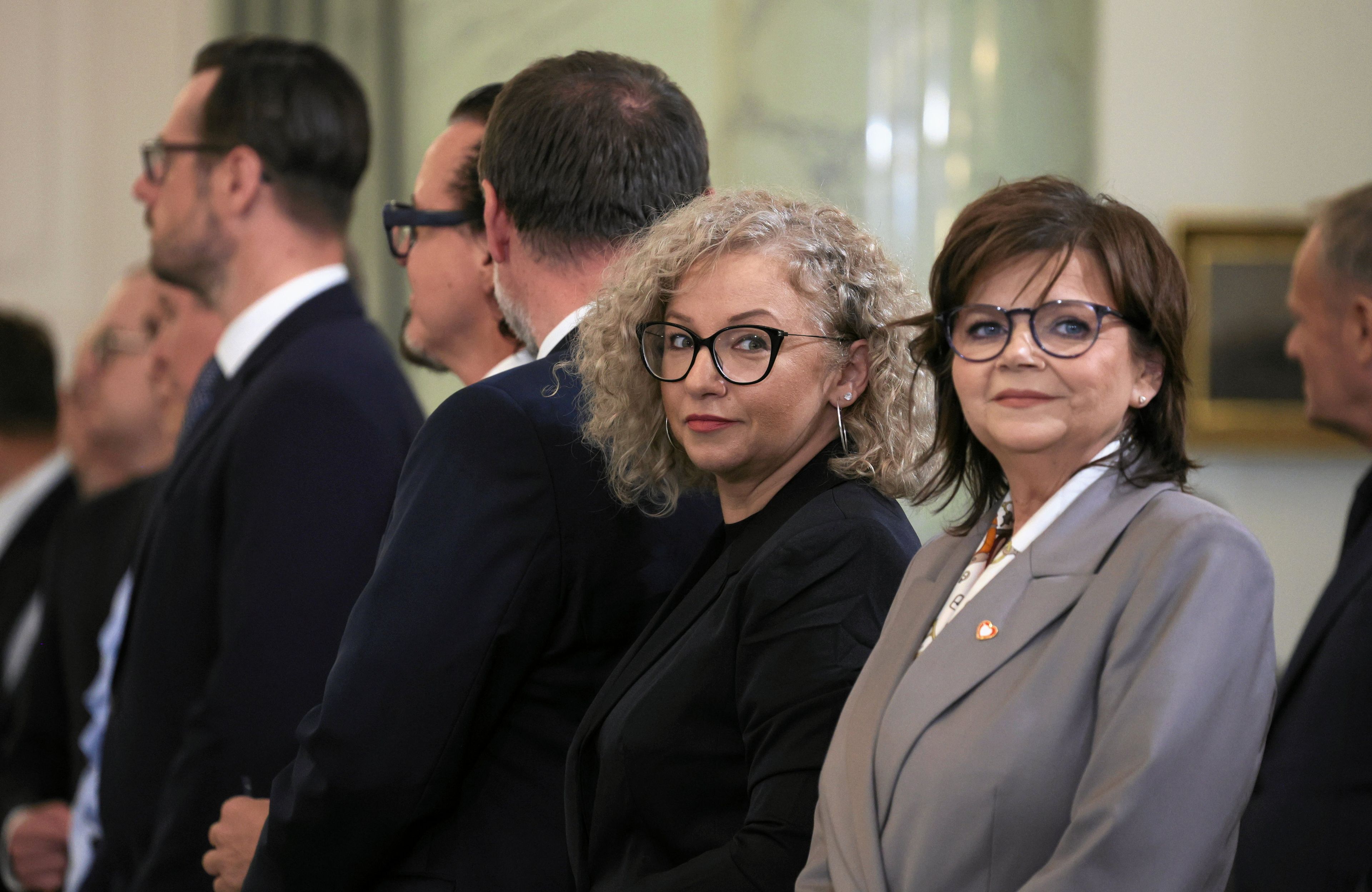 Zaprzysiezenie nowych ministrów w rzadzie Donalda Tuska