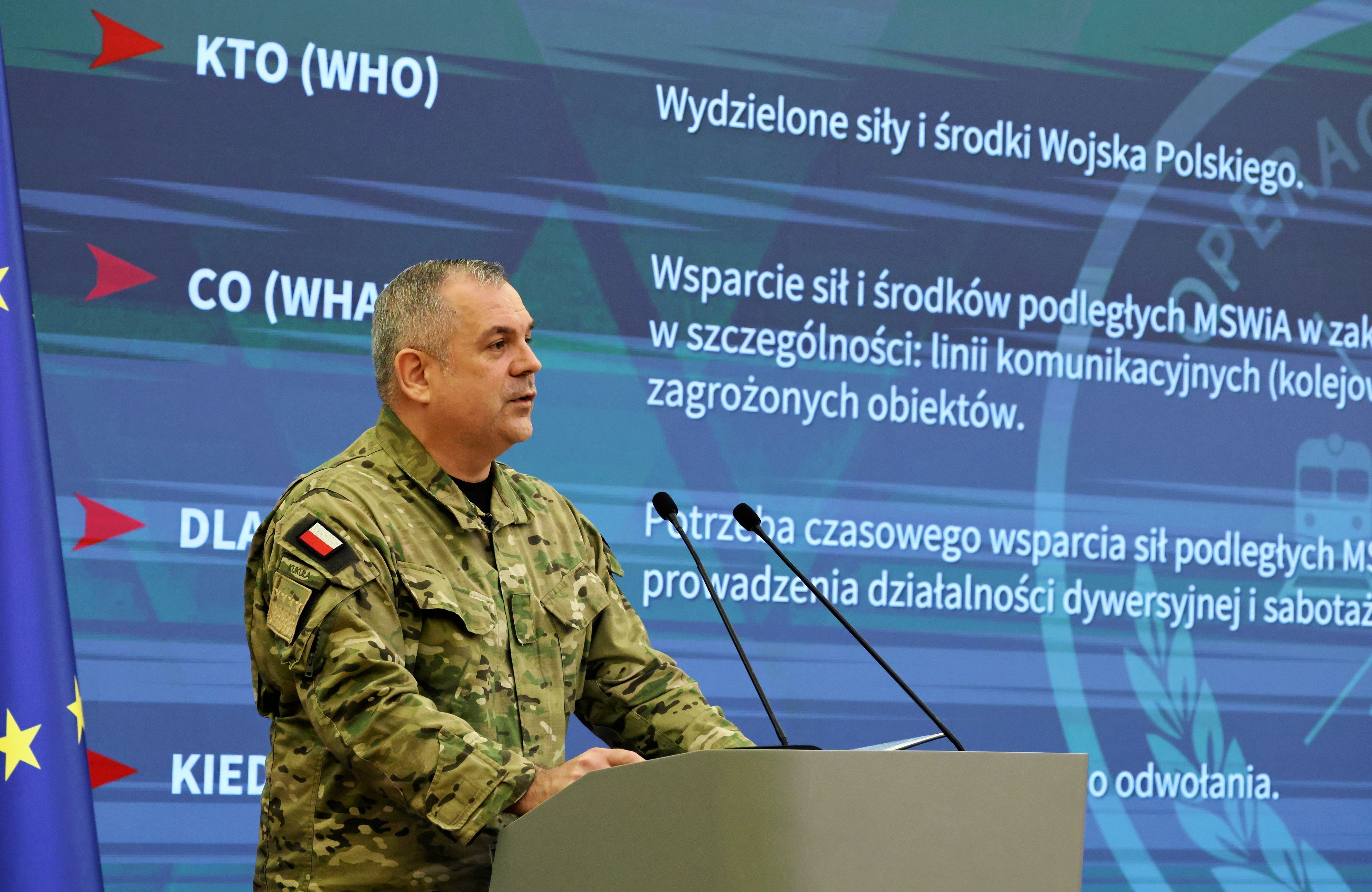 Konferencja prasowa wicepremiera Wladyslawa Kosiniaka-Kamysza, Marcina Kierwinskiego i gen. Wieslawa Kukuly.