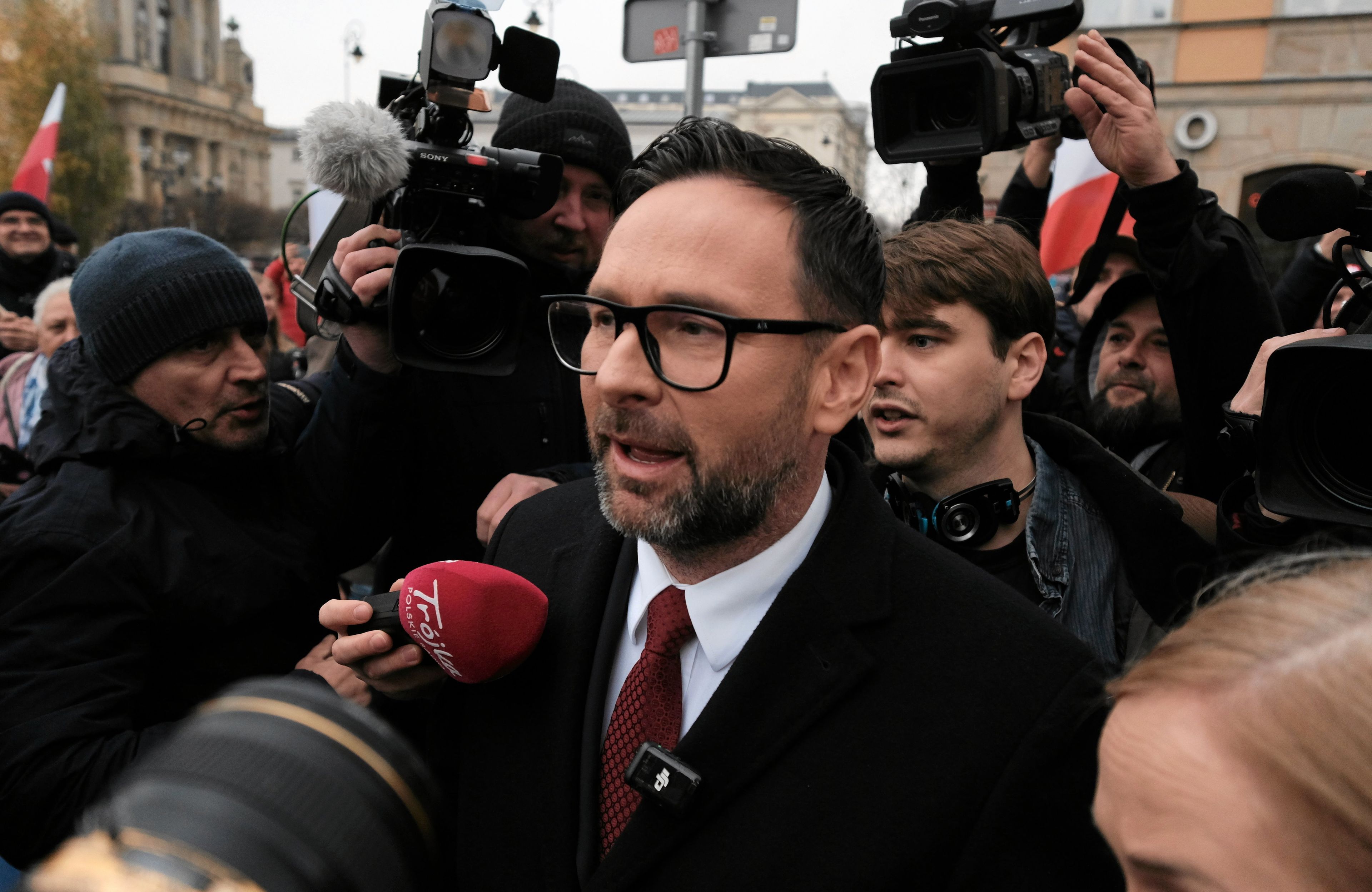 Protest przeciwko politycznym represjom wobec Daniela Obajtka