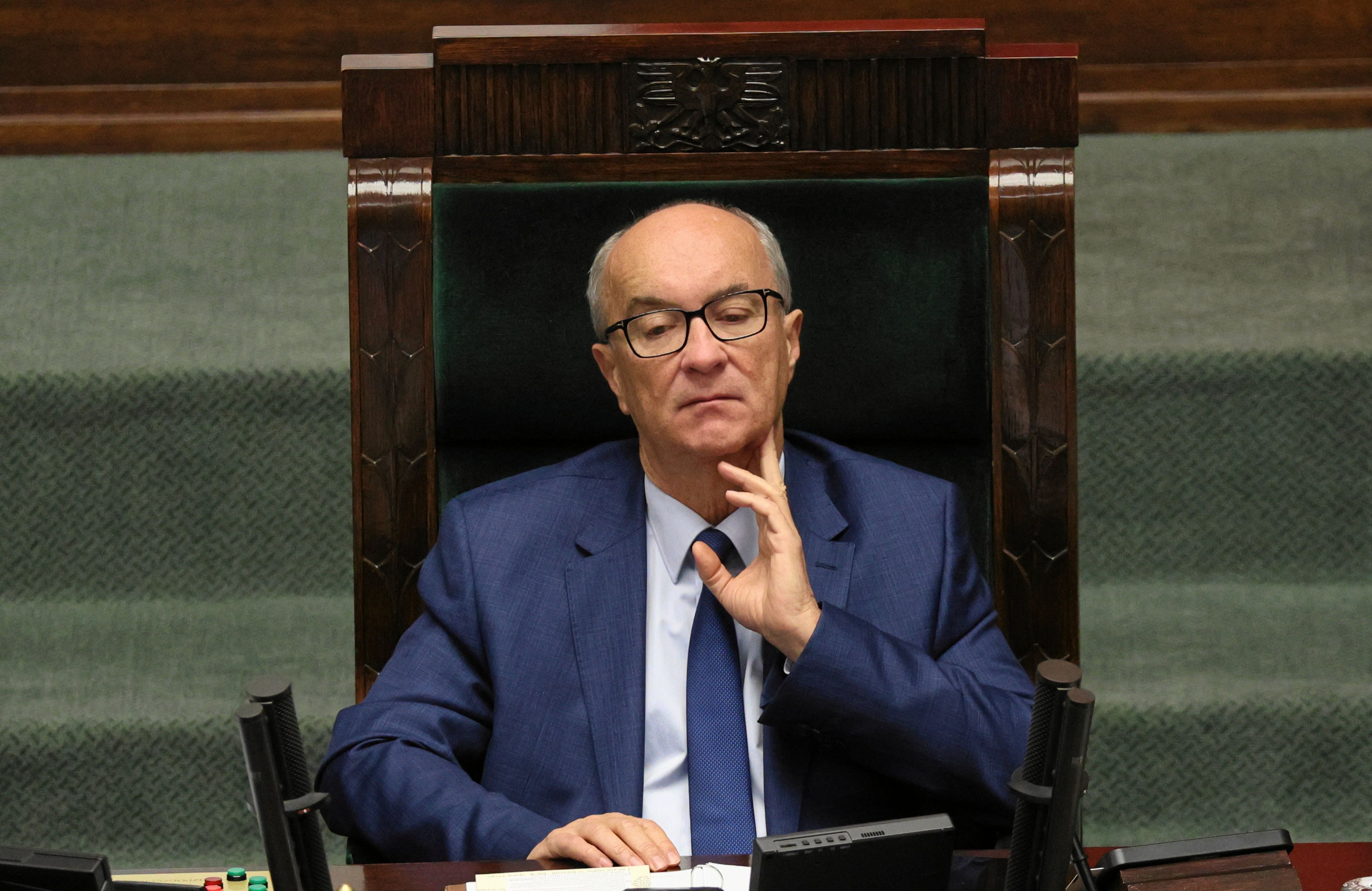 Włodzimierz Czarzasty, nowowybrany marszałek Sejmu, 19.11.2025 r.