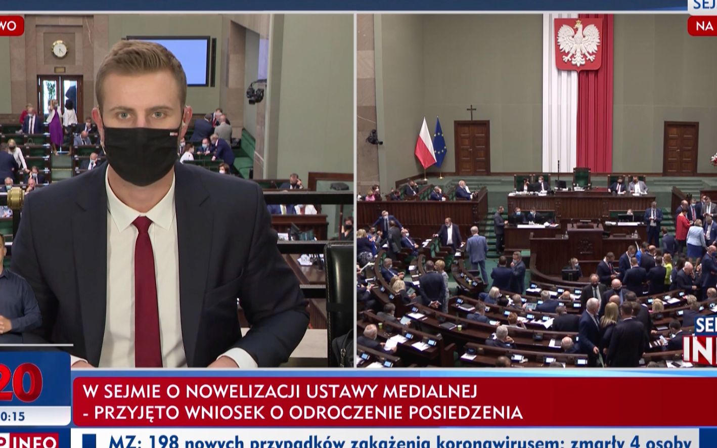 Grafika do artykułu Znalezione w TVP Info: Obrady powinny odbyć się 2 września, reasumpcja niemożliwa