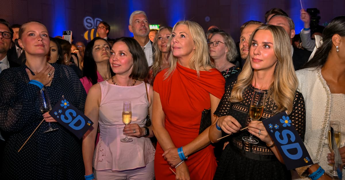 Elections in Sweden. According to exit polls, the left-wing opposition is winning