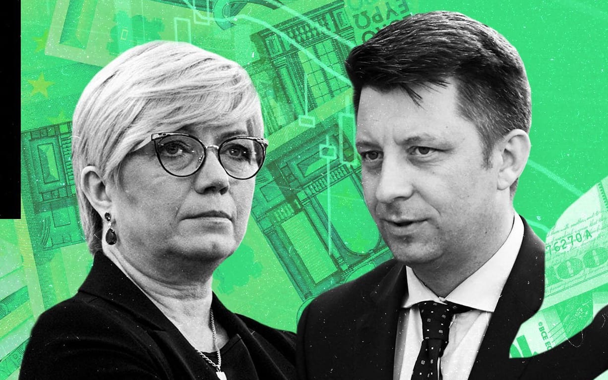 Grafika do artykułu Afera mailowa. Jak Przyłębska z Dworczykiem oszczędzali na obywatelach, odraczając rozstrzygnięcia w TK