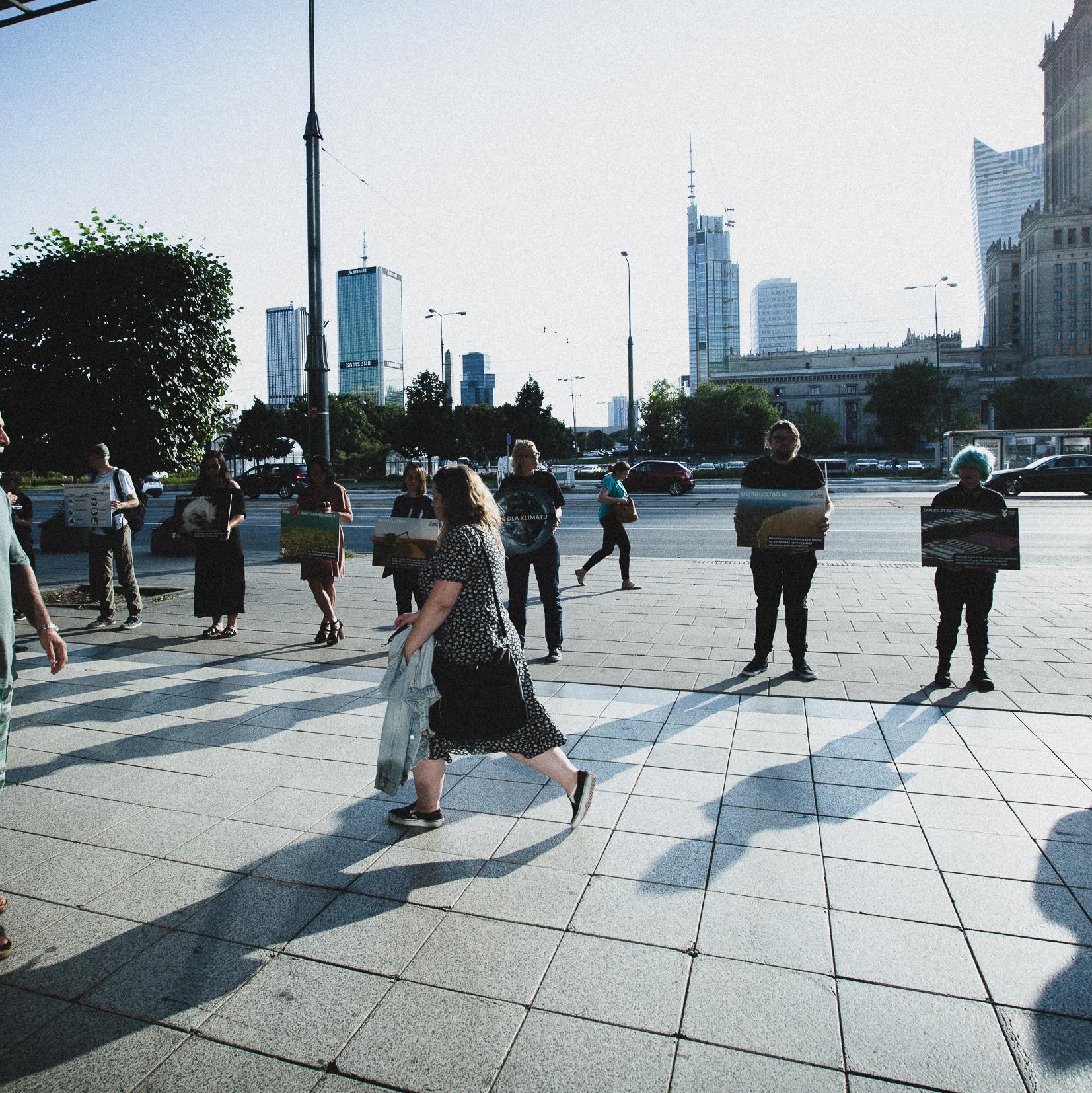 Warszawa, 21.07.2021. Wege dla klimatu – akcja Fundacji Viva!