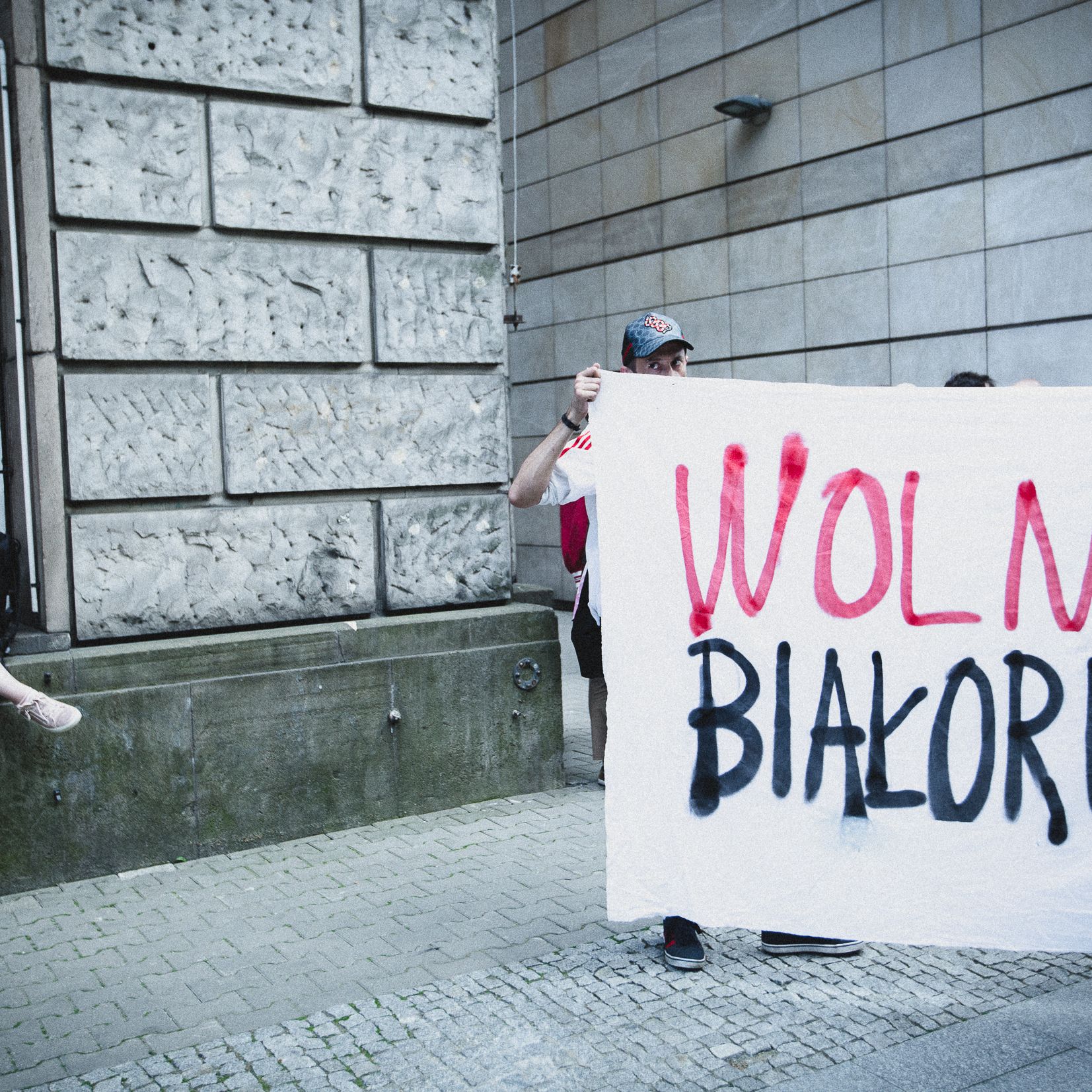 Warszawa, 02.06.2021. Protest solidarnościowy z represjonowanymi  Białorusinkami i Białorusinami