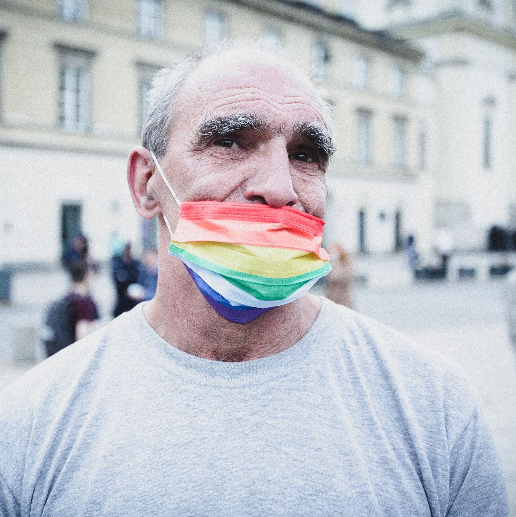 Warszawa, 18.05.2021. Międzynarodowy Dzień Przeciw Homofobii, Transfobii i Bifobii