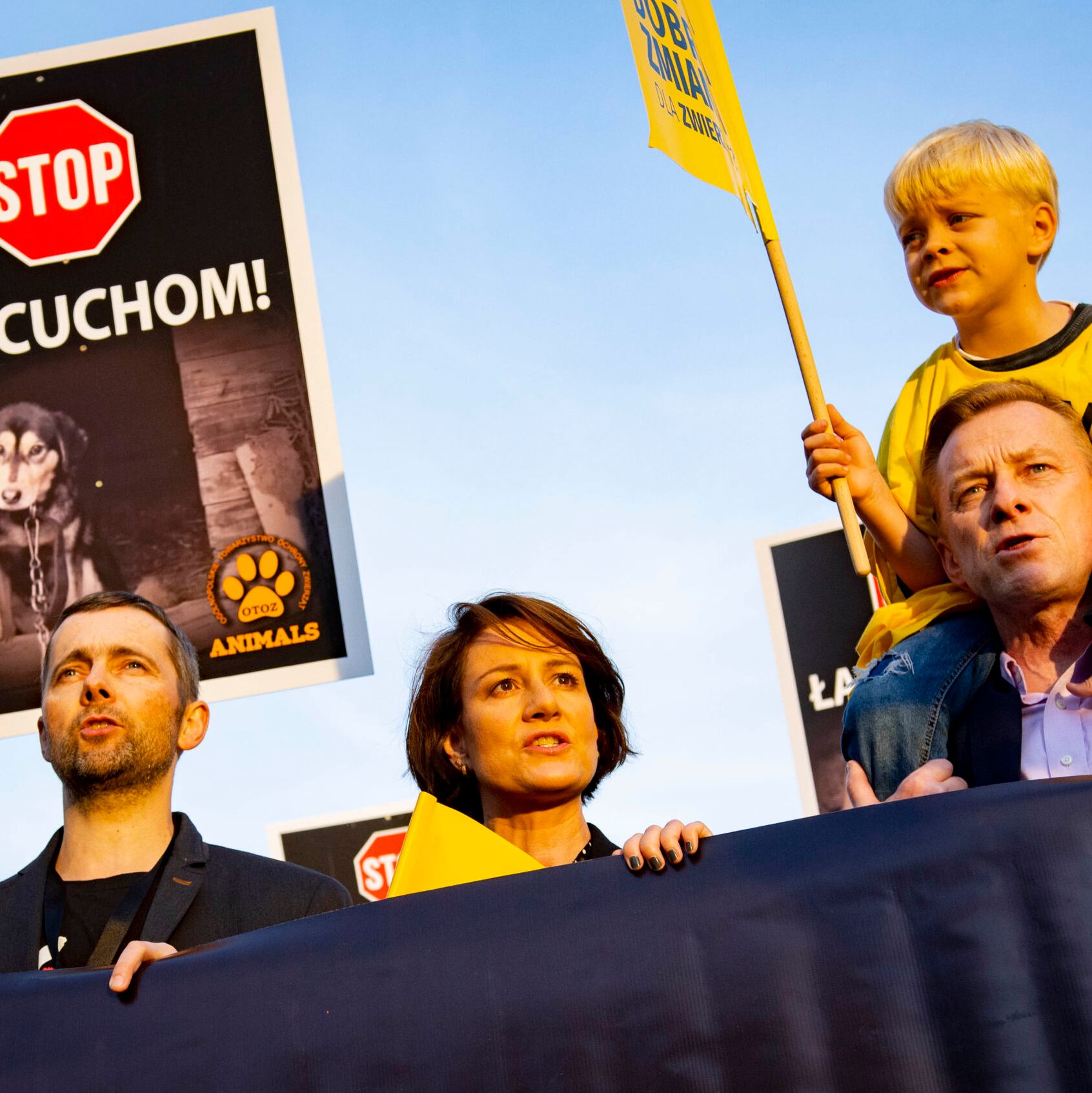 Warszawa, 04.10.2021, marsz organizacji prozwierzęcych