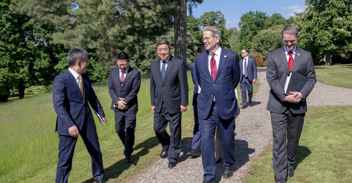Wojna handlowa: amerykańsko-chińskie spotkanie w Londynie na szczycie