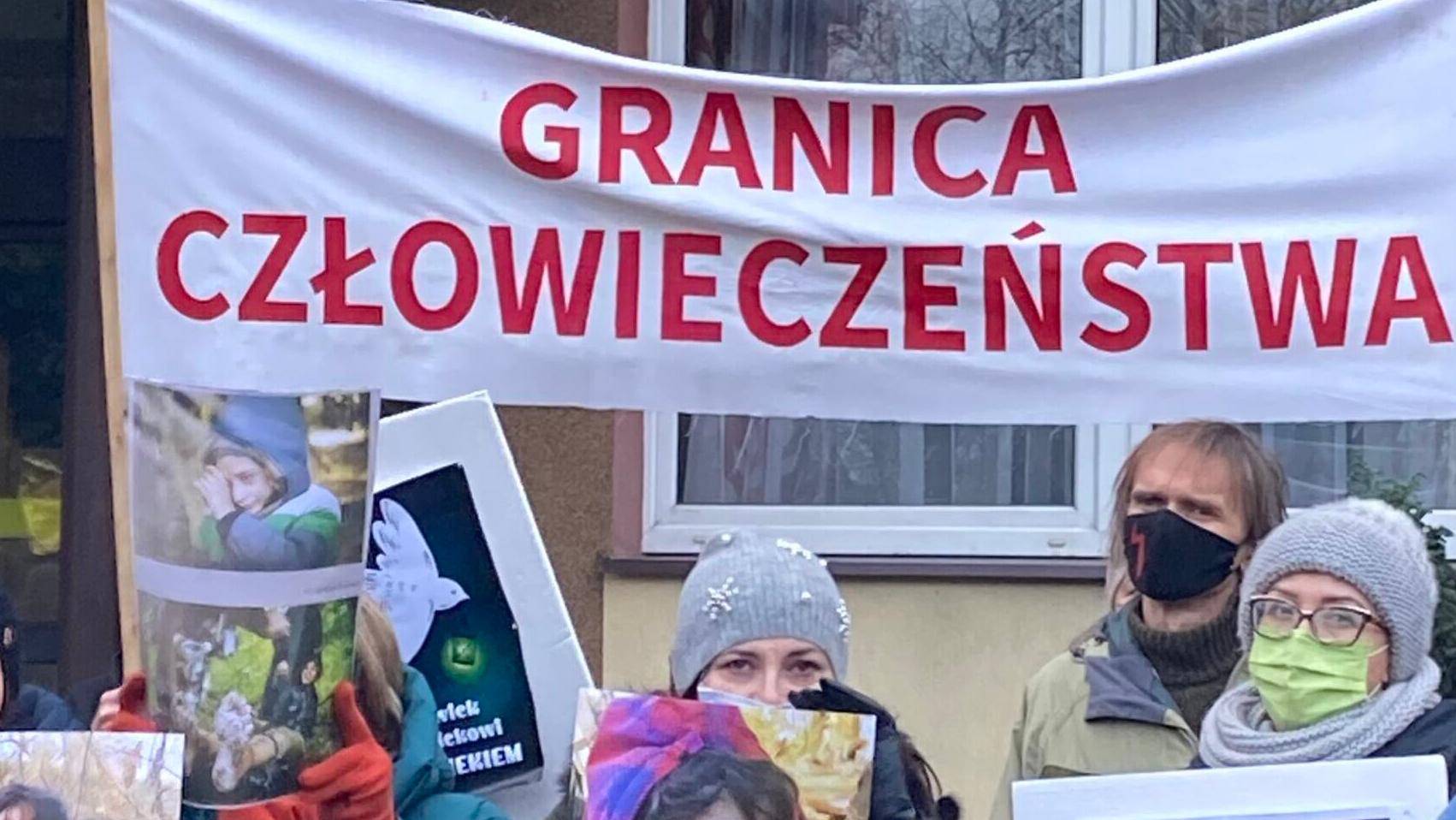 Protest "Matki na granicę" w Hajnówce