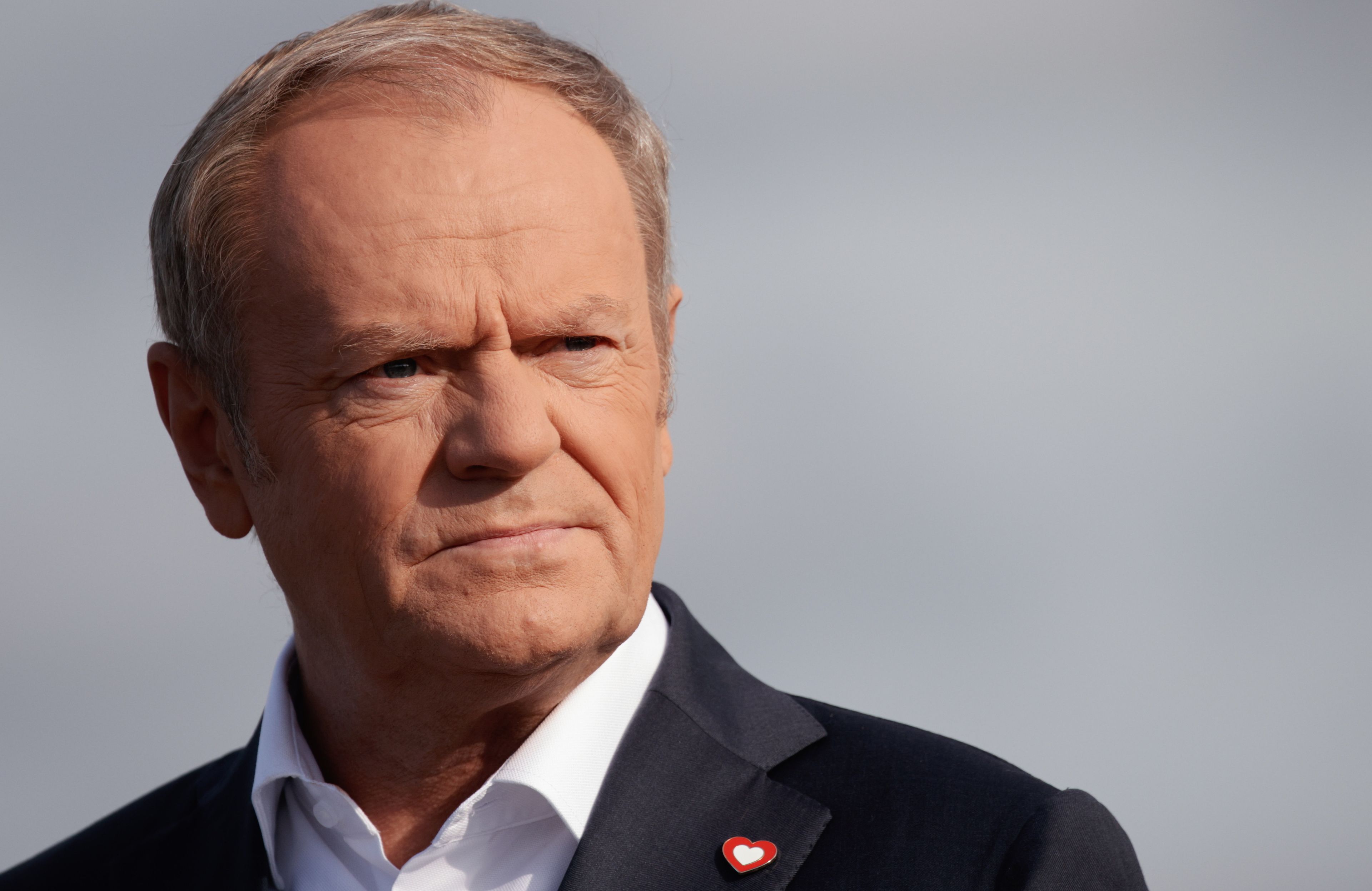 Konferencja prasowa premiera Donalda Tuska na dachu Centrum Nauki Kopernik, Warszawa, 26.10.2025.