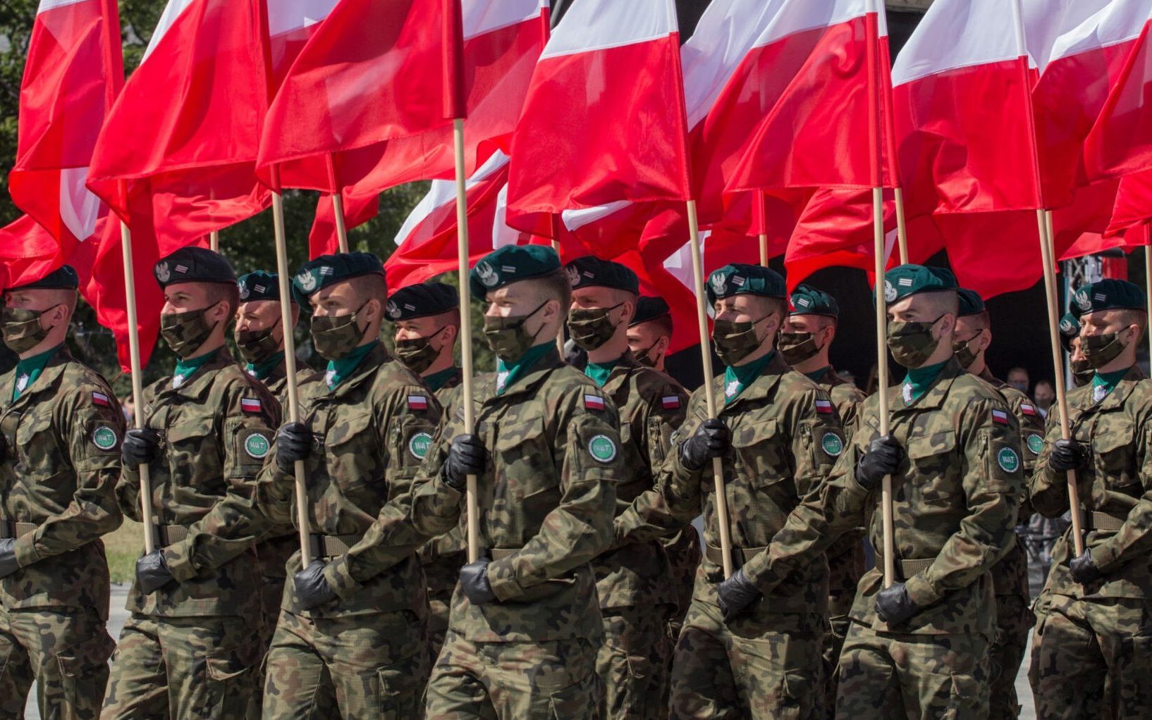 15.08.2020 Warszawa , plac Pilsudskiego . Uroczysta odprawa wart przed Grobem Nieznanego Zolnierza z okazji Swieta Wojska Polskiego .
Fot. Adam Stepien / Agencja Wyborcza.pl