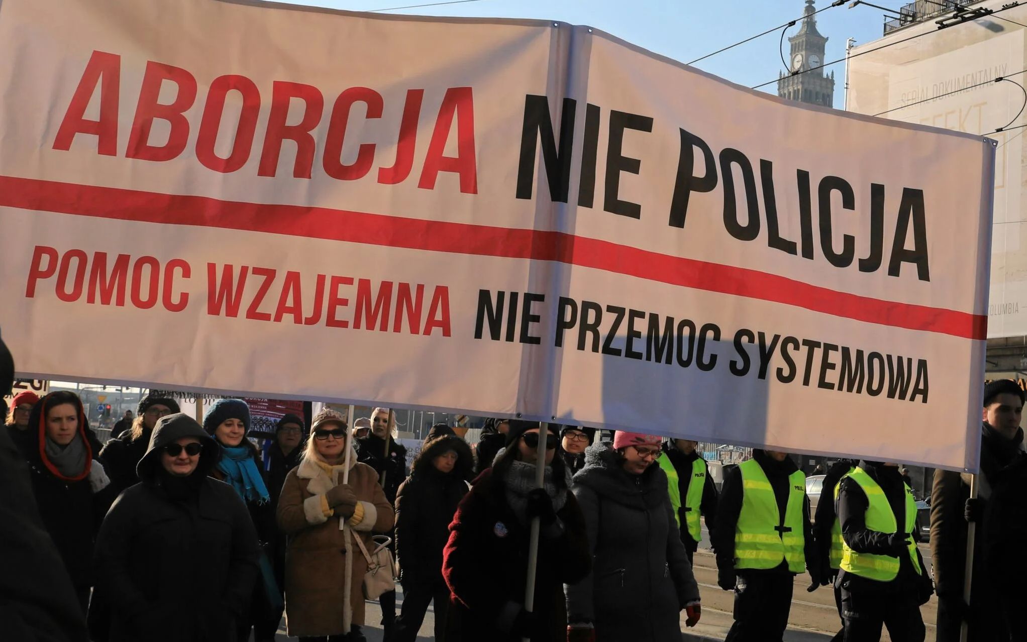 04.03.2018 Warszawa . XIX warszawska Manifa , pod haslem : " Aborcja nie policja ".
Fot . Jacek Marczewski / Agencja Gazeta *** Local Caption *** hniki Warszawa