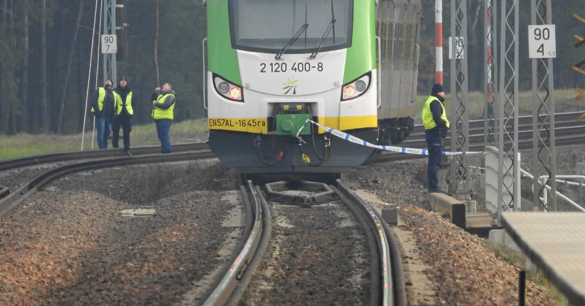 Uszodzony tor pod Garwolinem. Tusk „nie wyklucza” aktu dywersji