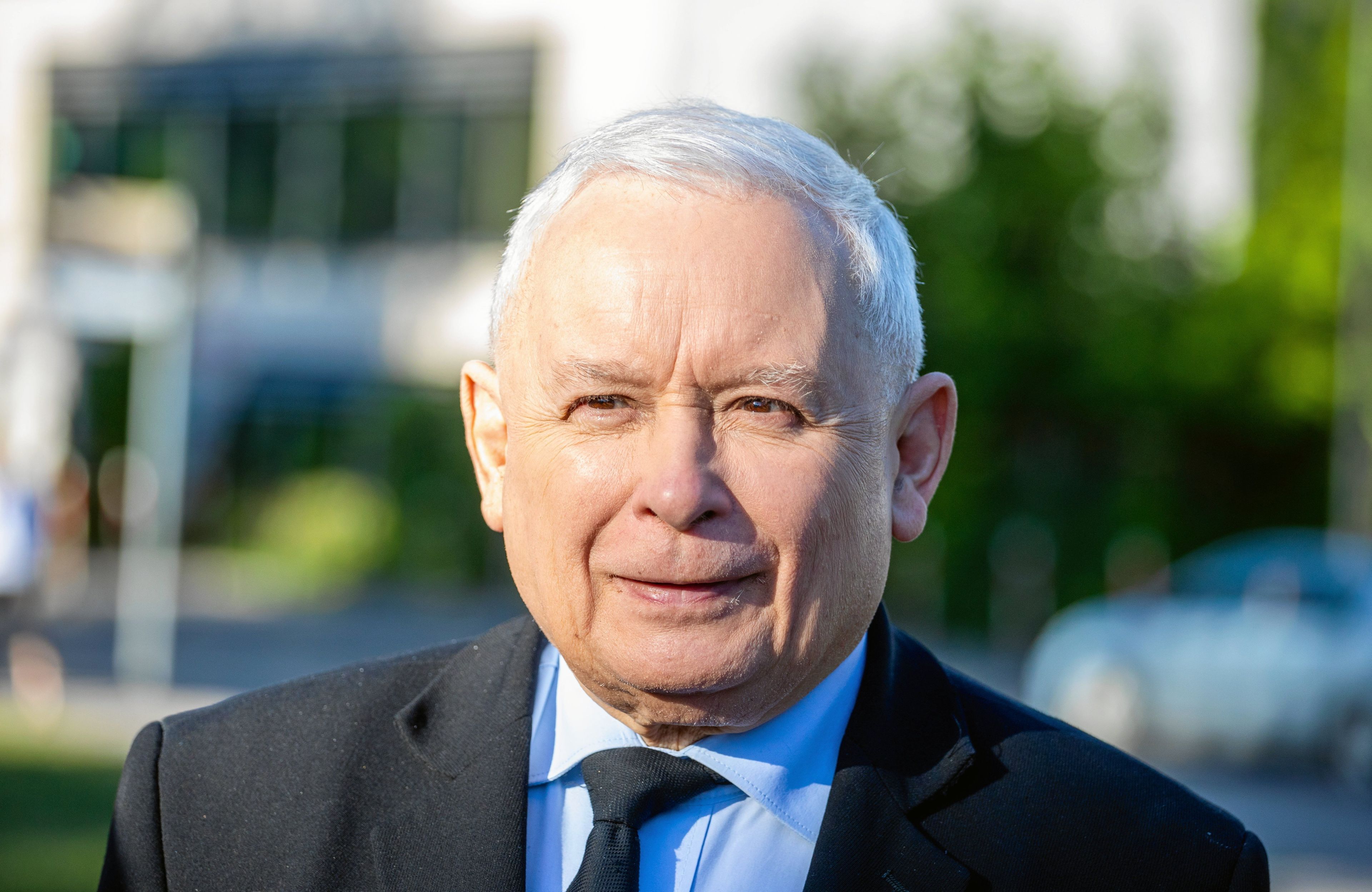 siwy straszy mężczyzna w słońcu