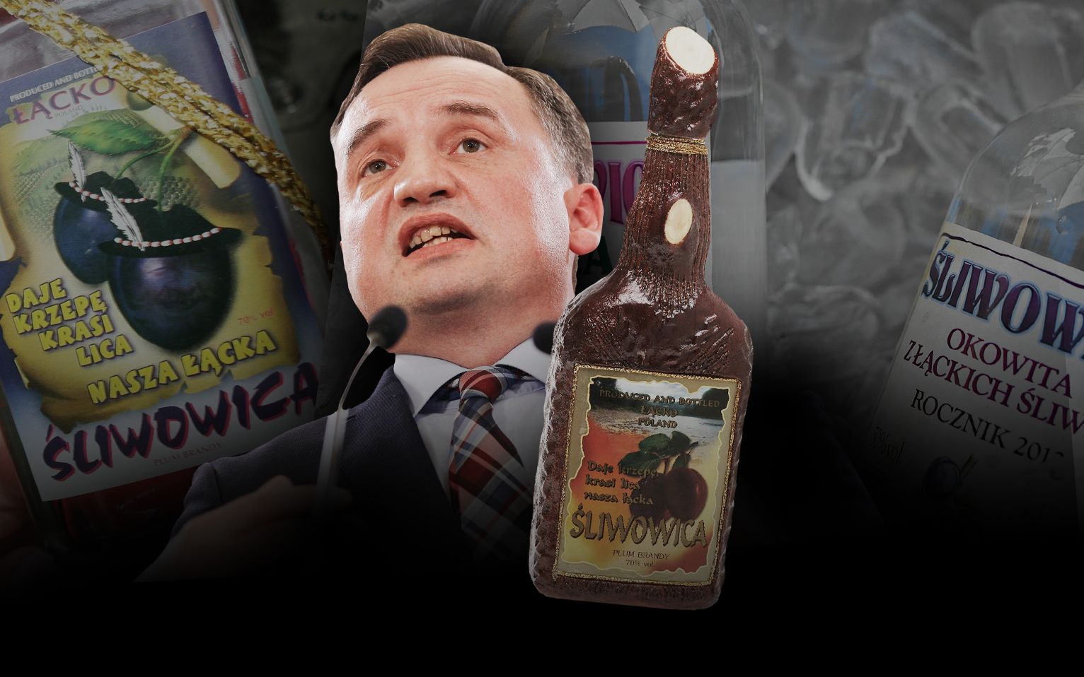 Grafika do artykułu Ziobro kontra Morawiecki. Kto powinien wygrać butelkę śliwowicy w zakładzie o KPO? Sprawdzamy
