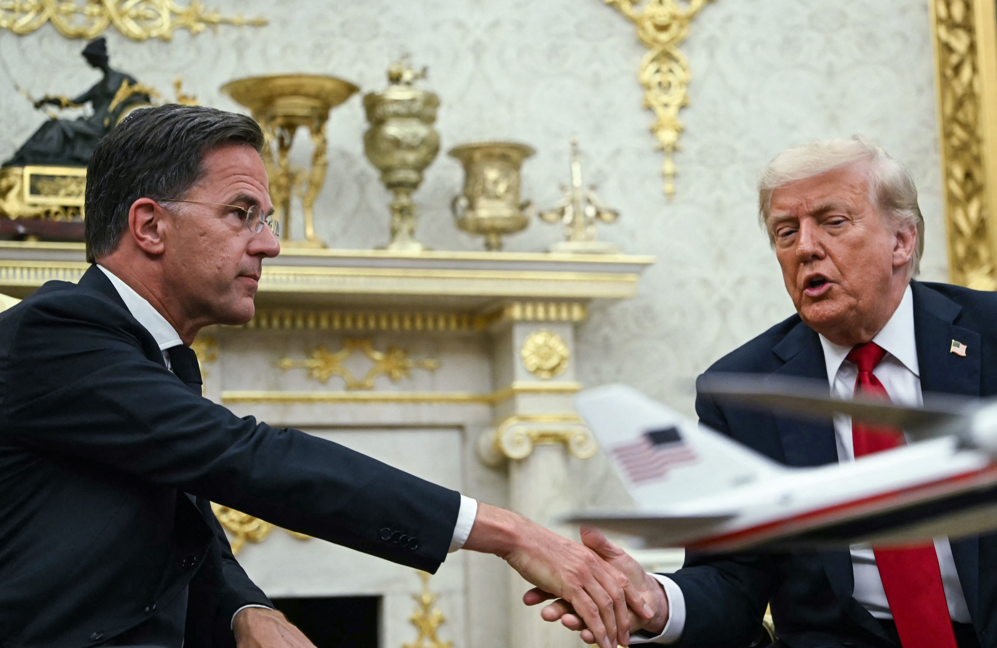US-NATO-DEFENSE-TRUMP-RUTTE