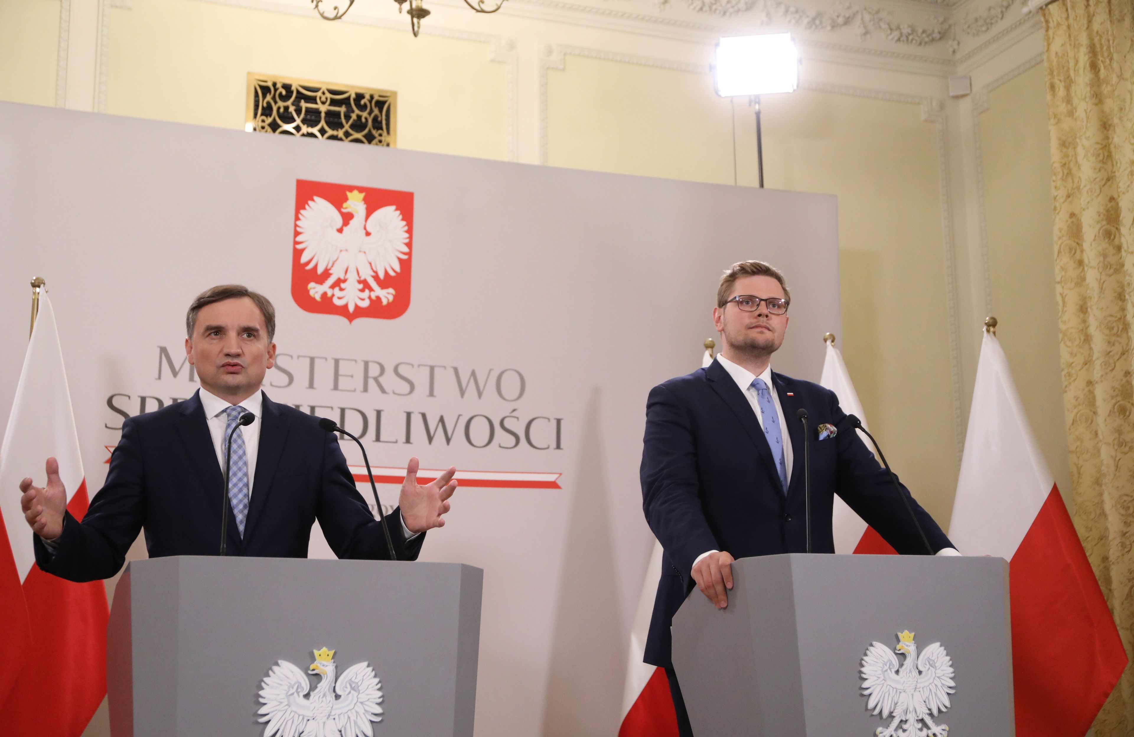 Zbigniew Ziobro i Maciej Woś