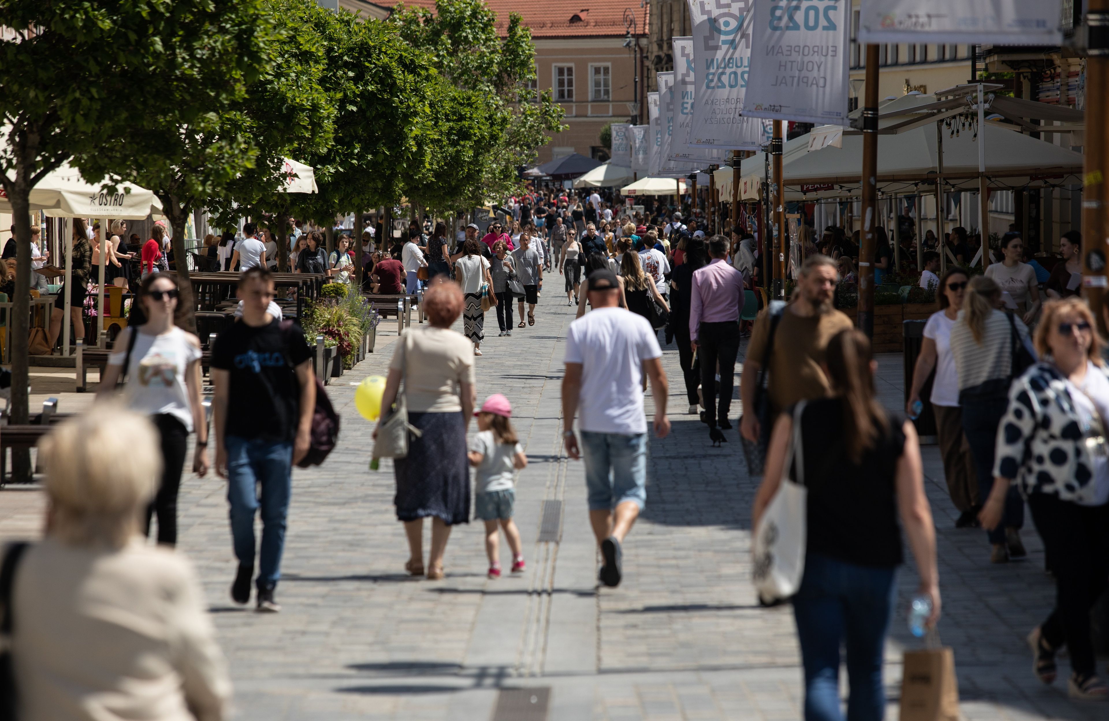 Ulica Krakowskie Przedmieście w Lublinie