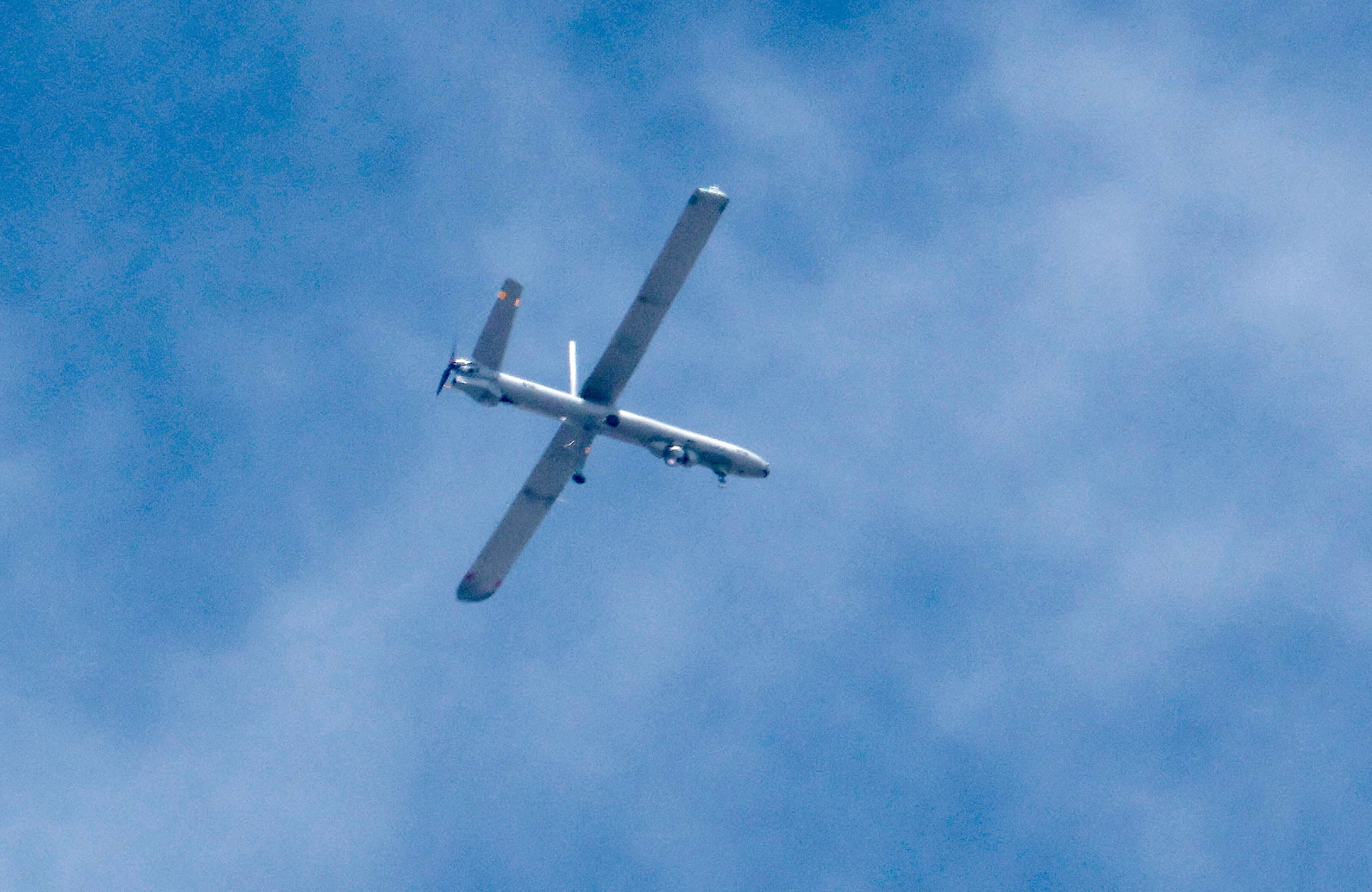 Izraelski dron nad terytorium palestyńskim