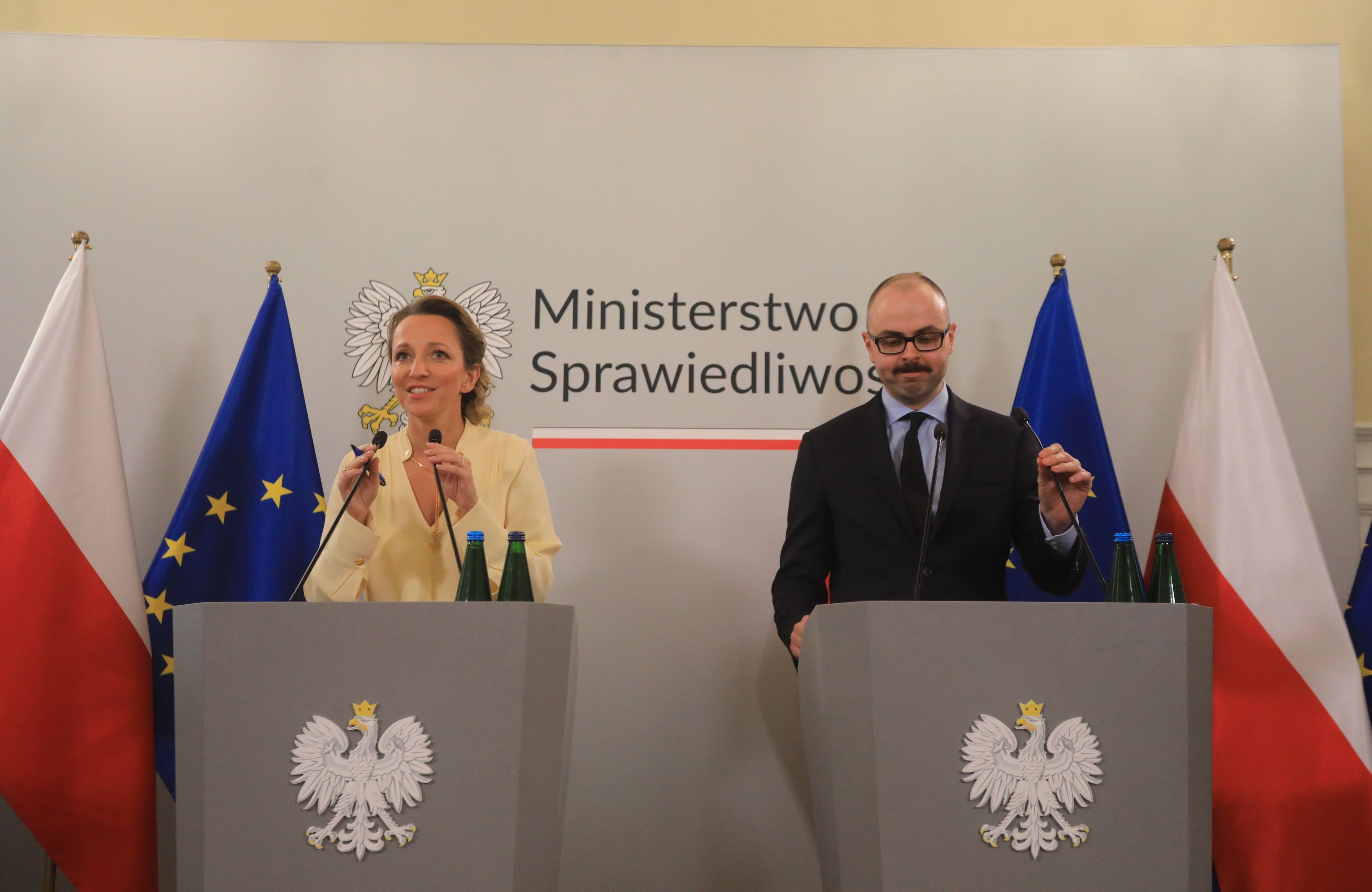Konferencja prasowa ministra sprawiedliwosci