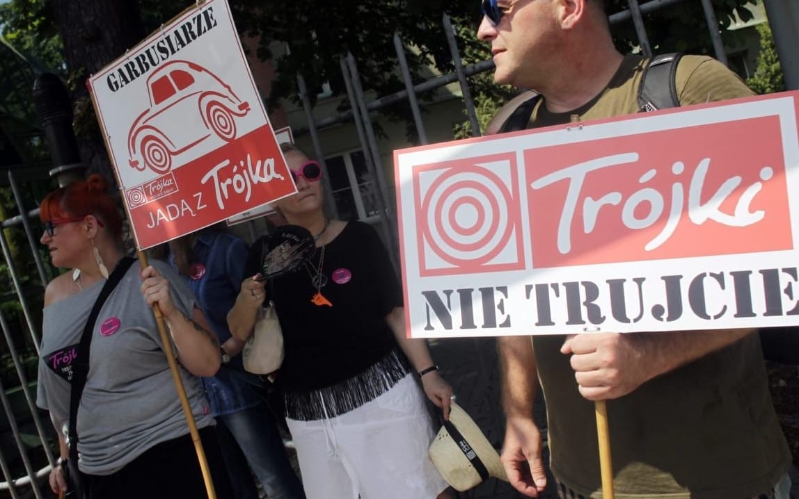 26.06.2016 Warszawa . Protest sluchaczy pod radiowa trojka .
Fot.  Przemek Wierzchowski / Agencja Gazeta
 *** Local Caption ***  .