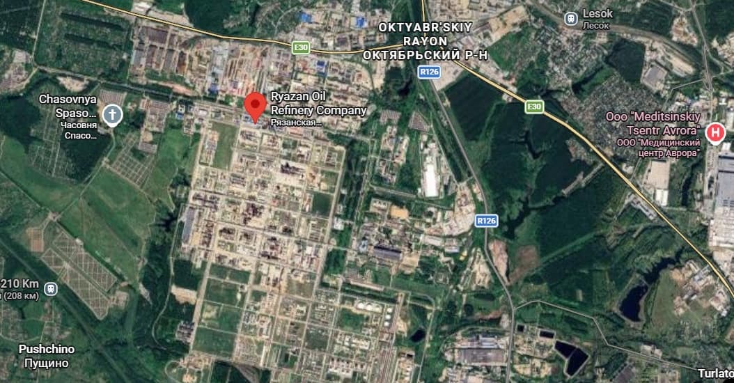 Płonie rafineria w Riazaniu. Starlinki znowu działają