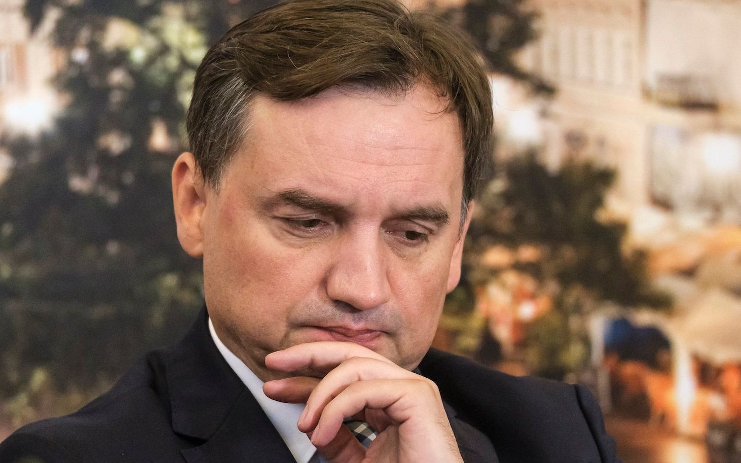 29.07.2020 Rzeszow , Ratusz . Minister sprawiedliwosci, prokurator generalny Zbigniew Ziobro podczas podpisanie umowy dot . przekazania dzialek pod budowe nowego Sadu Okregowego oraz porozumienia dot . przyszlego przejecia zamku Lubomirskich  .
Fot. Patryk Ogorzalek / Agencja Gazeta