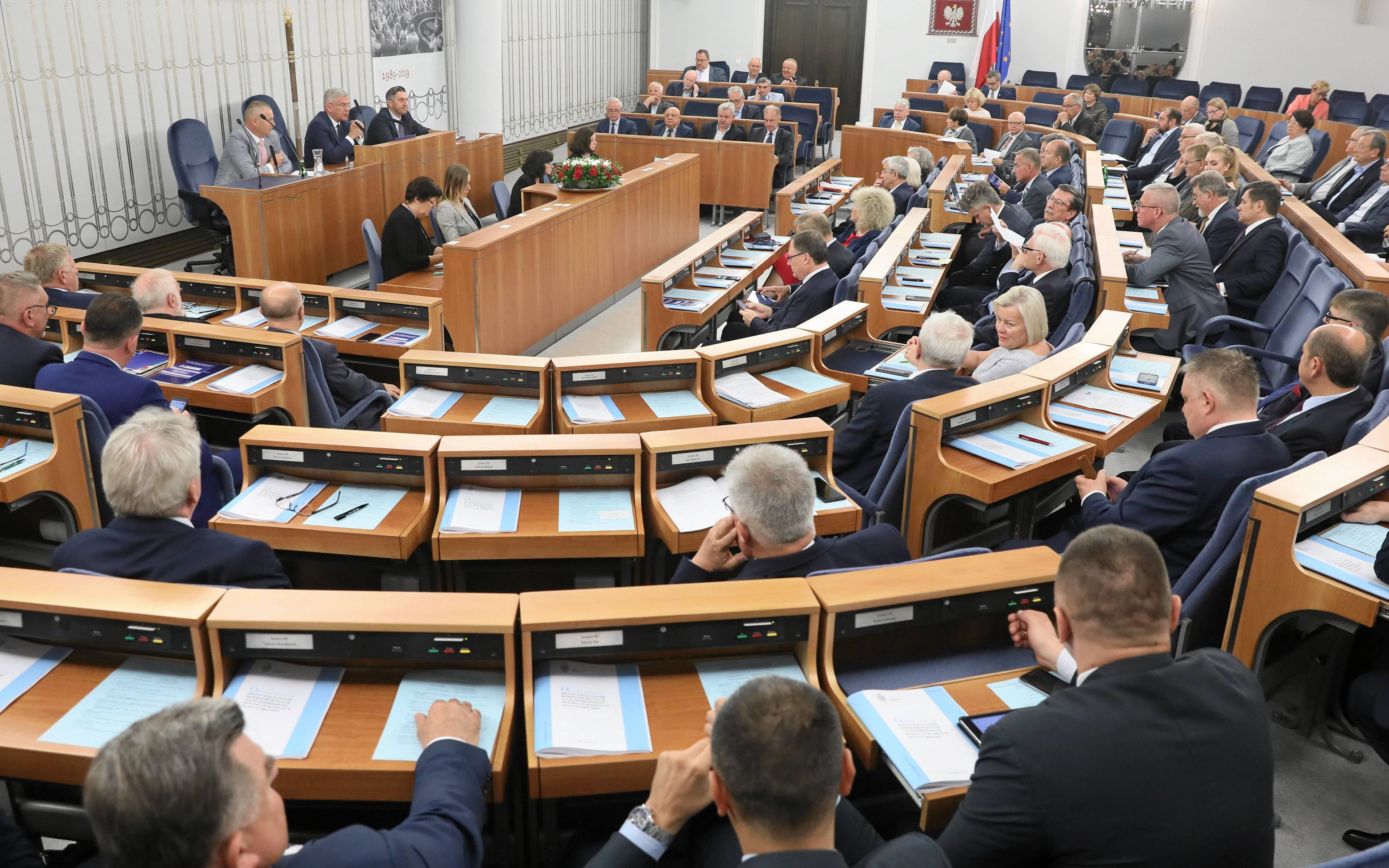 10.07.2019 Warszawa , Senat . 82 Posiedzenie Senatu IX Kadencji . 
Fot. Slawomir Kaminski / Agencja Gazeta