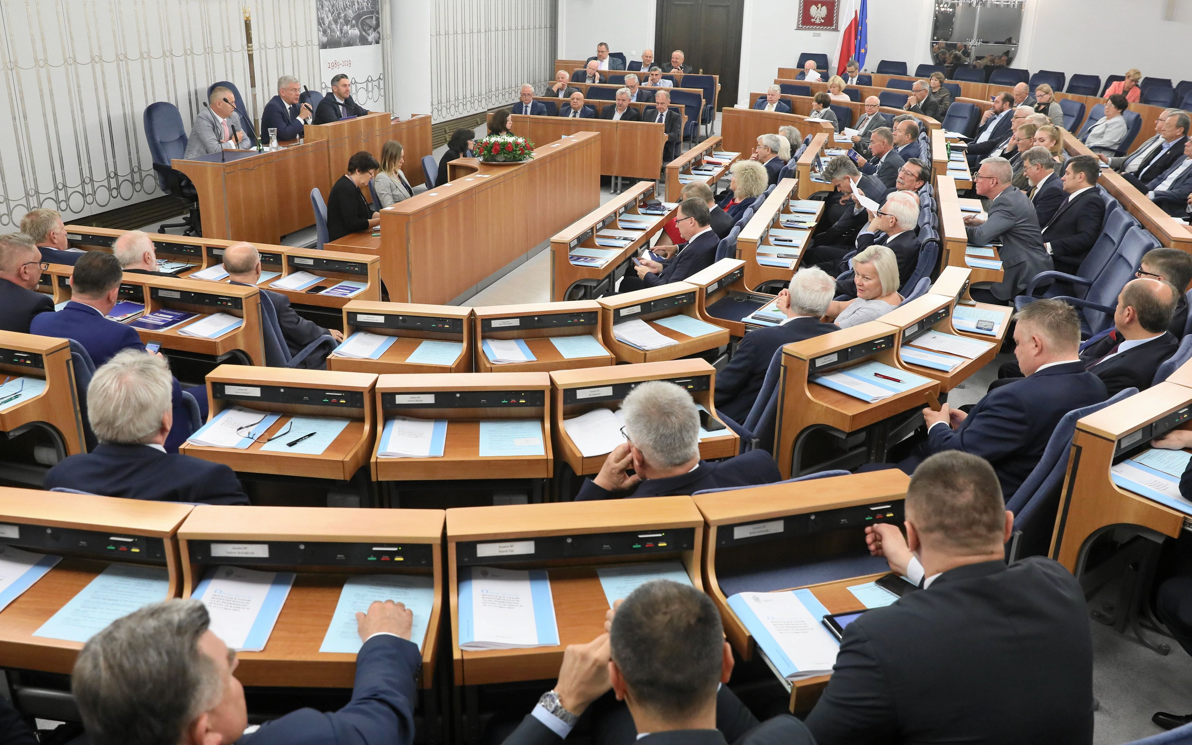 10.07.2019 Warszawa , Senat . 82 Posiedzenie Senatu IX Kadencji . 
Fot. Slawomir Kaminski / Agencja Gazeta