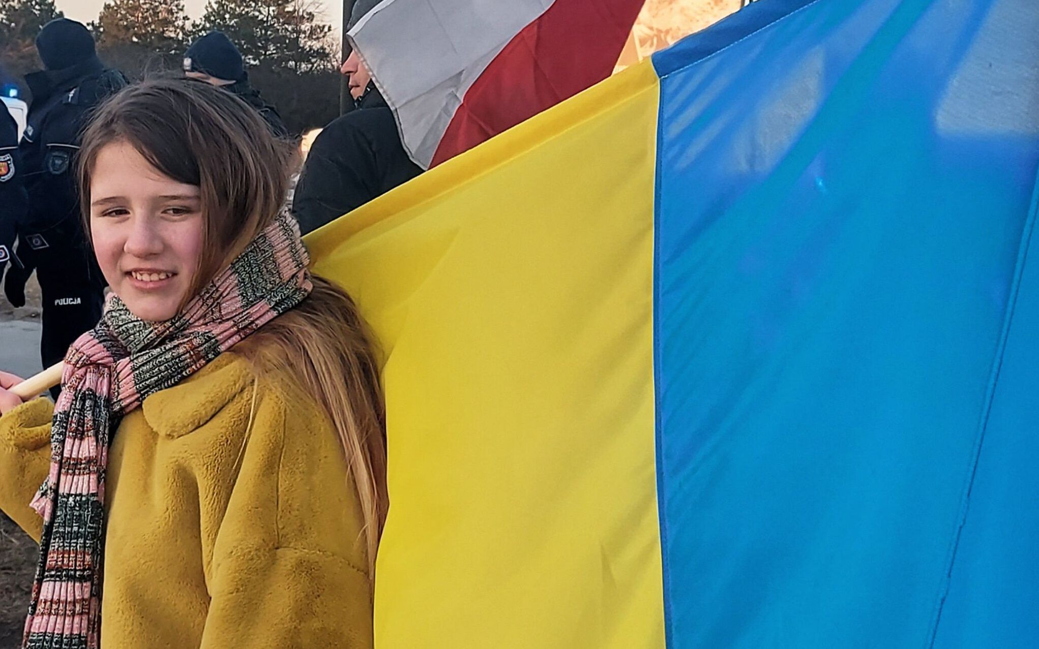 Grafika do artykułu Melania (12 lat): Na wojnie było mi strasznie, a tu dzieci są wesołe. Nie potrzebuję mówić o strachach