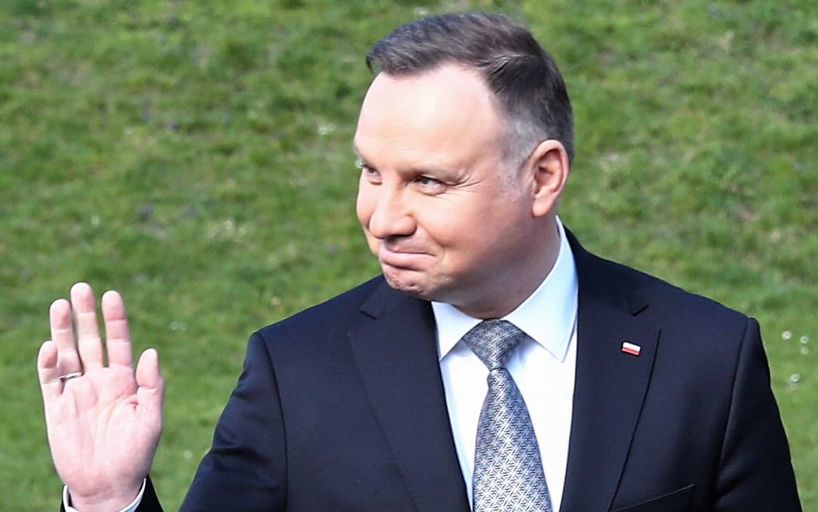 10.04.2020 Krakow . 10 . rocznica katastrofy w Smolensku . Prezydent Andrzej Duda poczas wizyty na Wawelu . 
Fot. Jakub Porzycki / Agencja Gazeta