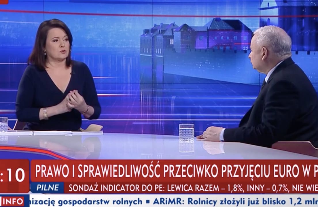 "Gość Wiadomości", 24 maja 2019, Danuta Holecka i Jarosław Kaczyński