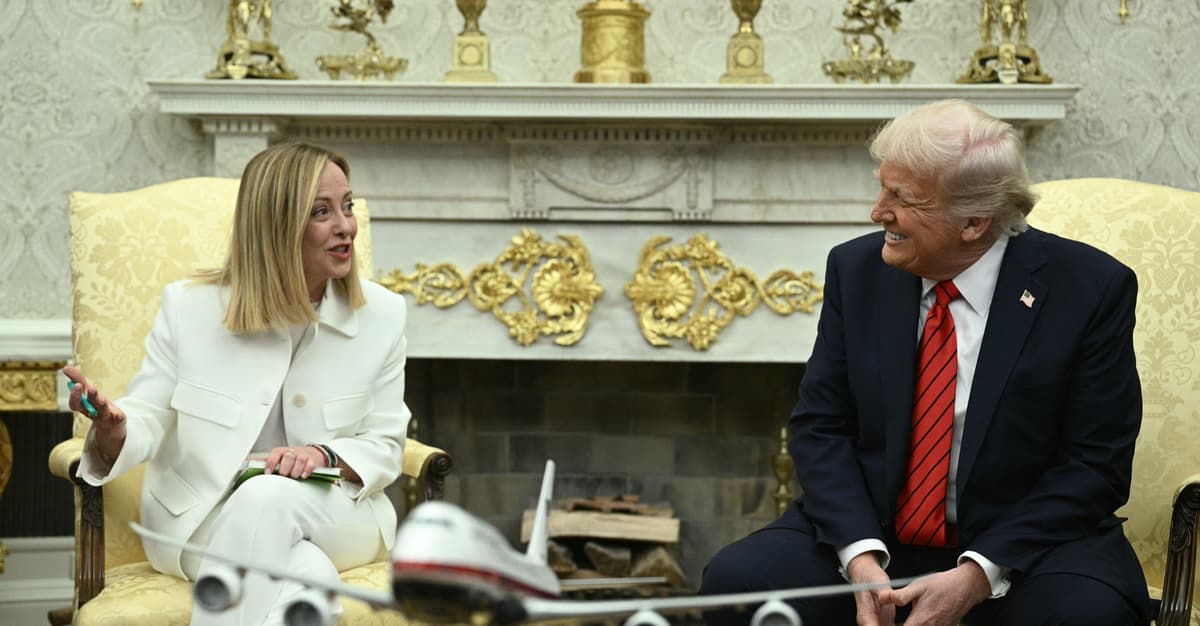 Meloni i Trump chcą uczynić Zachód znowu wielkim. Ale konkretów ws. ceł brak