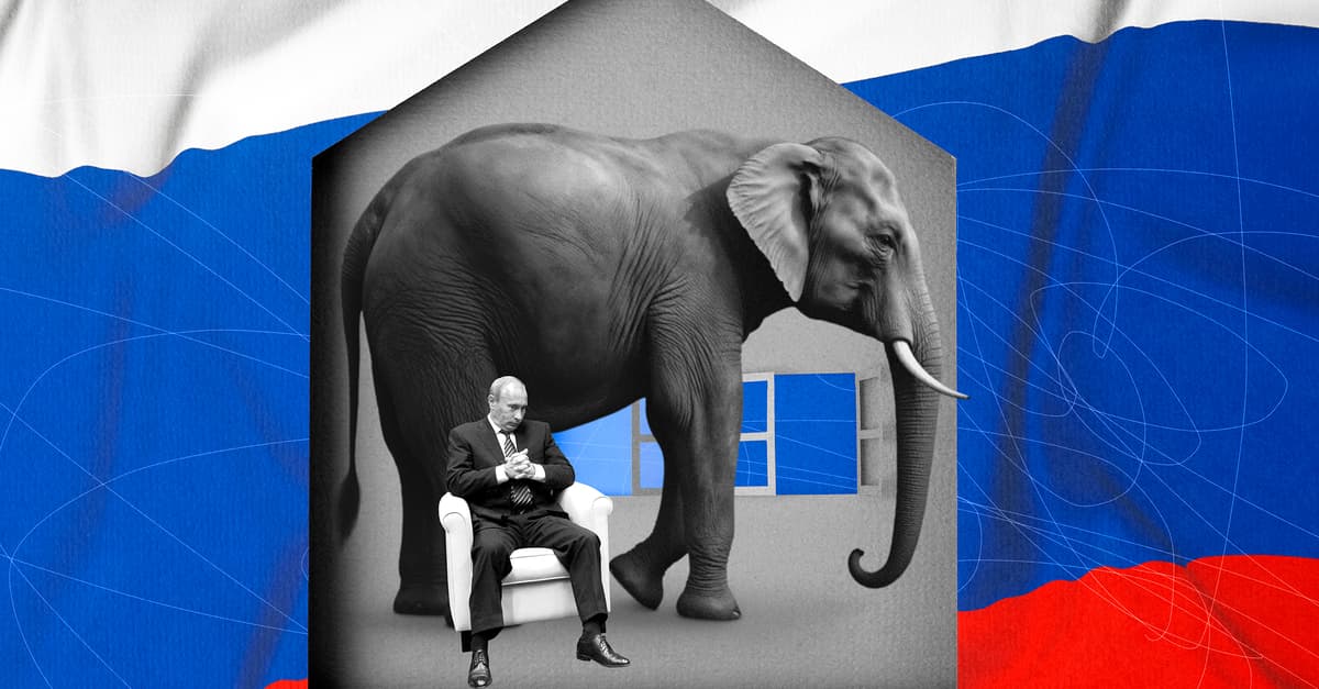 Putin i słoń. Jak propaganda opowiada o katastrofie Rosji [GOWORIT MOSKWA]