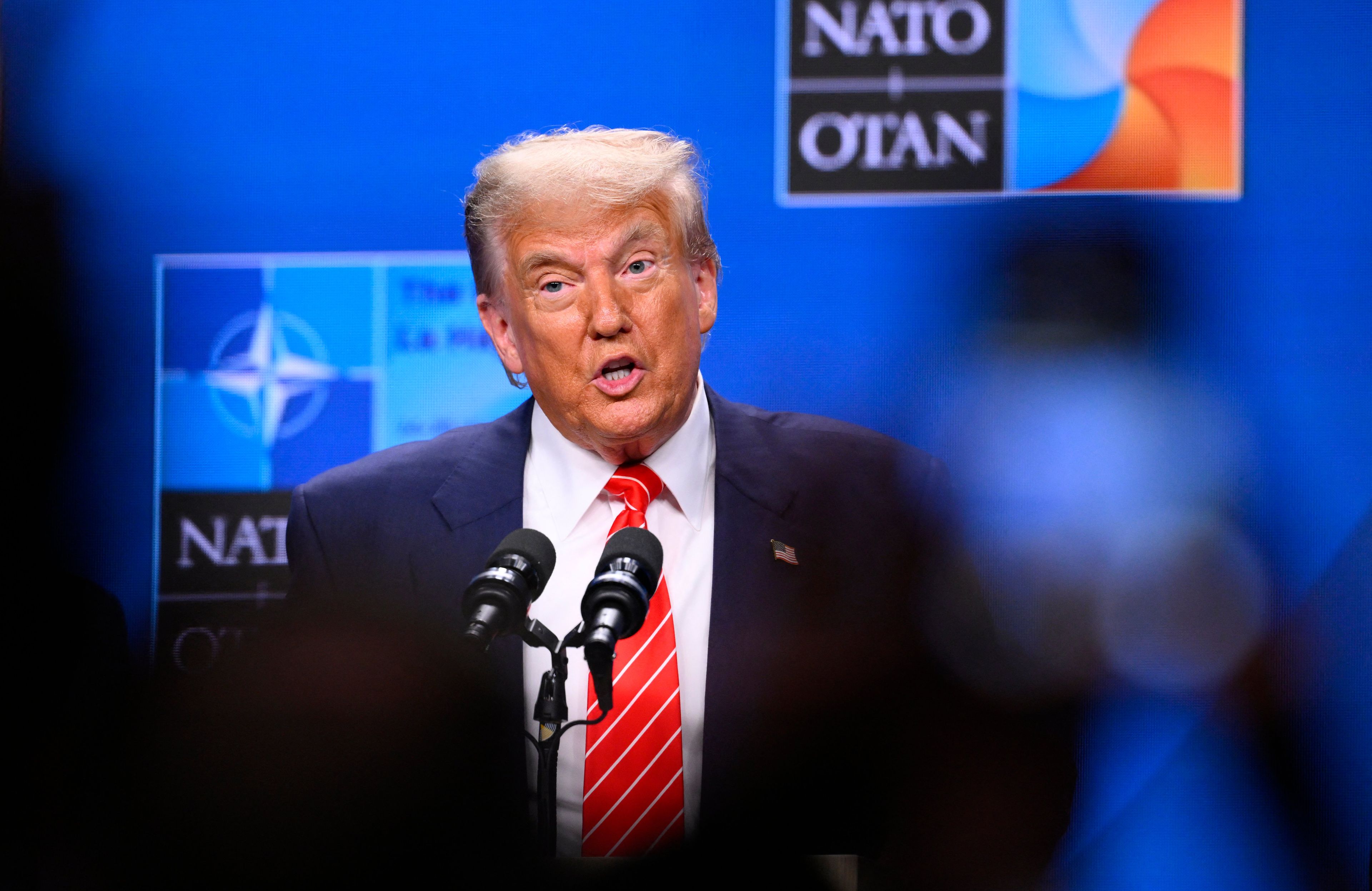 Donald Trump na szczycie NATO w Hadze, 25.06.2025 r.